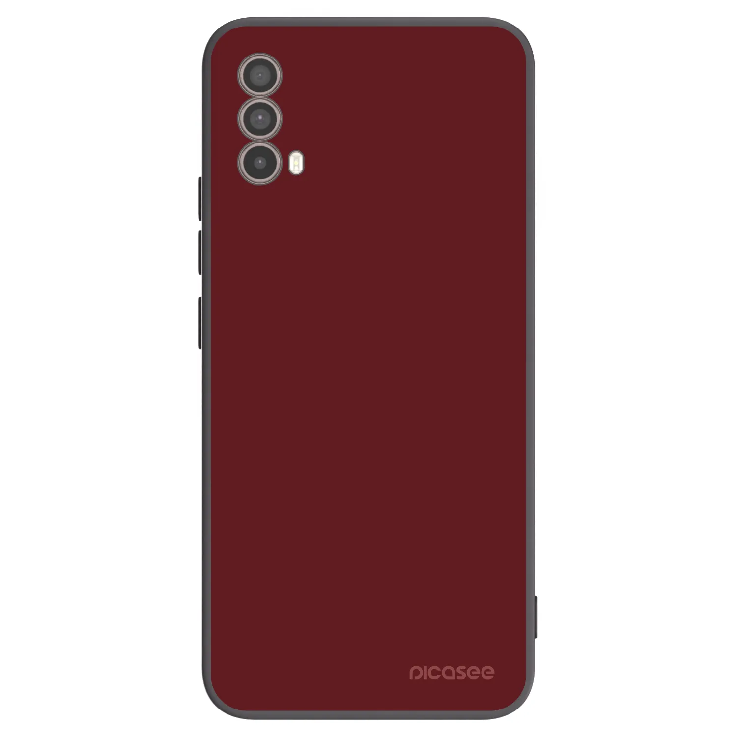 Picasee silikónový čierny obal pre Motorola Moto E40 - Red Bliss