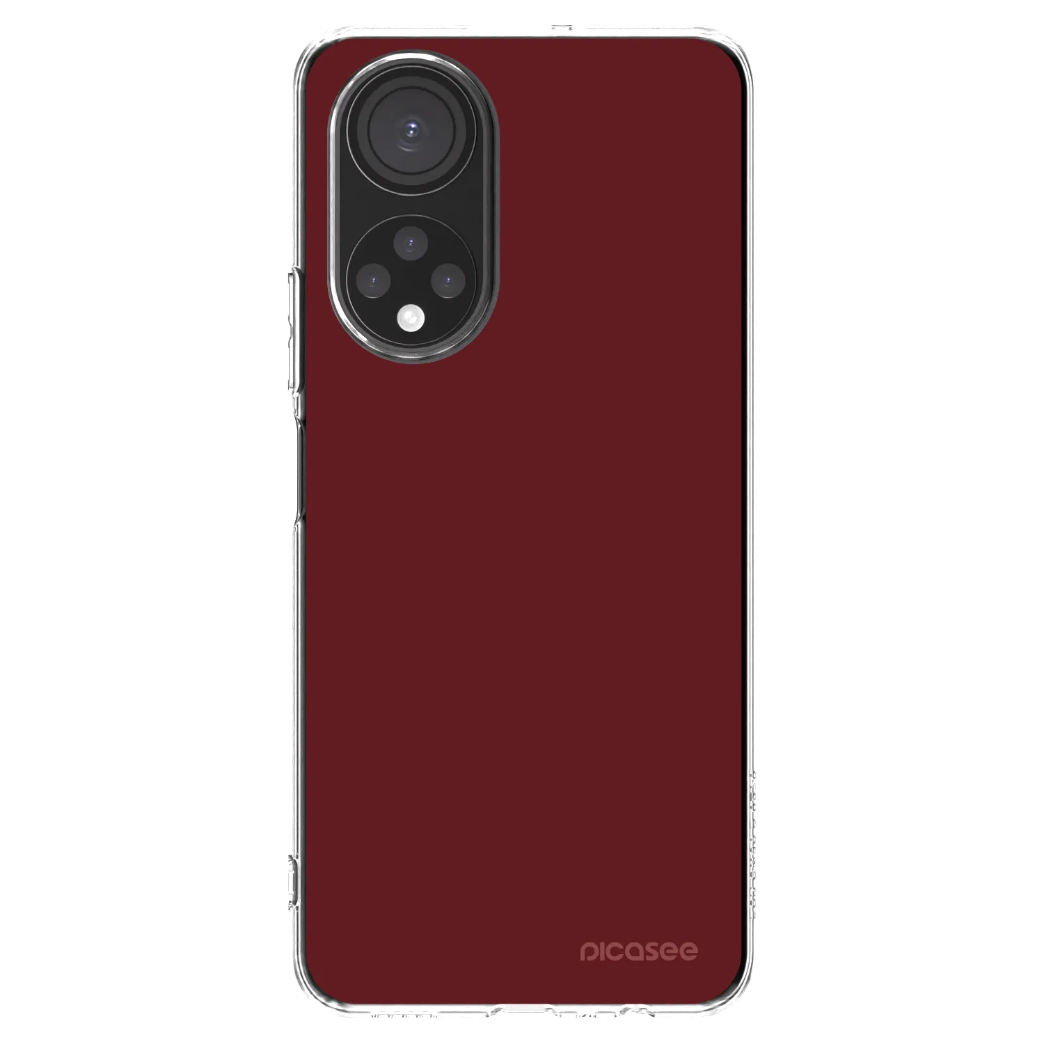 Picasee silikónový prehľadný obal pre Honor X7 - Red Bliss
