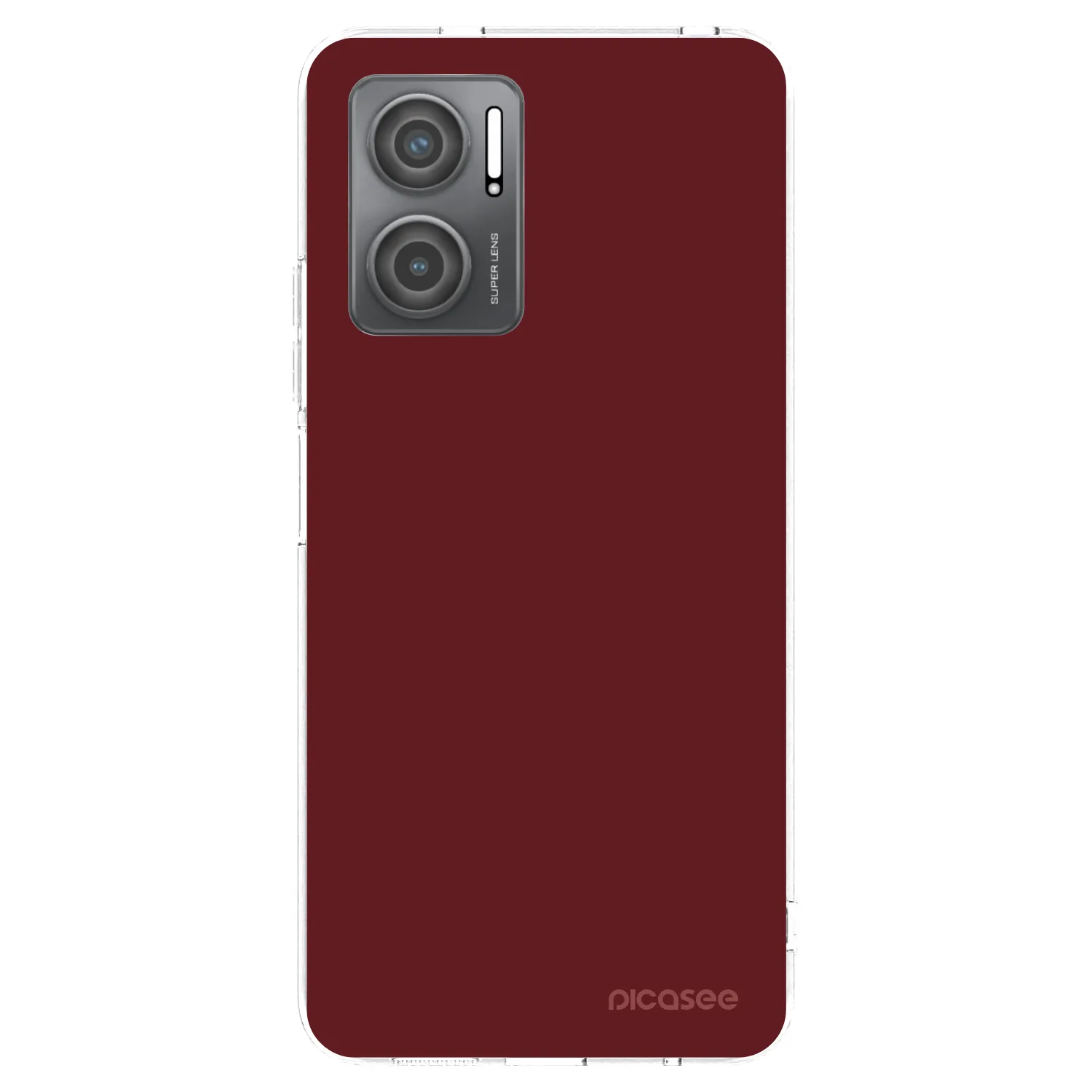 Silikónový prehľadný obal pre Xiaomi Redmi 10 5G - Red Bliss