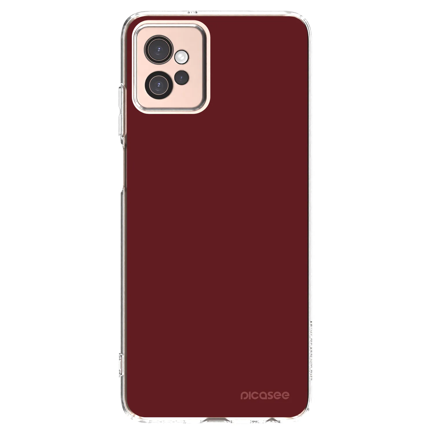 Picasee silikónový prehľadný obal pre Motorola Moto G32 - Red Bliss