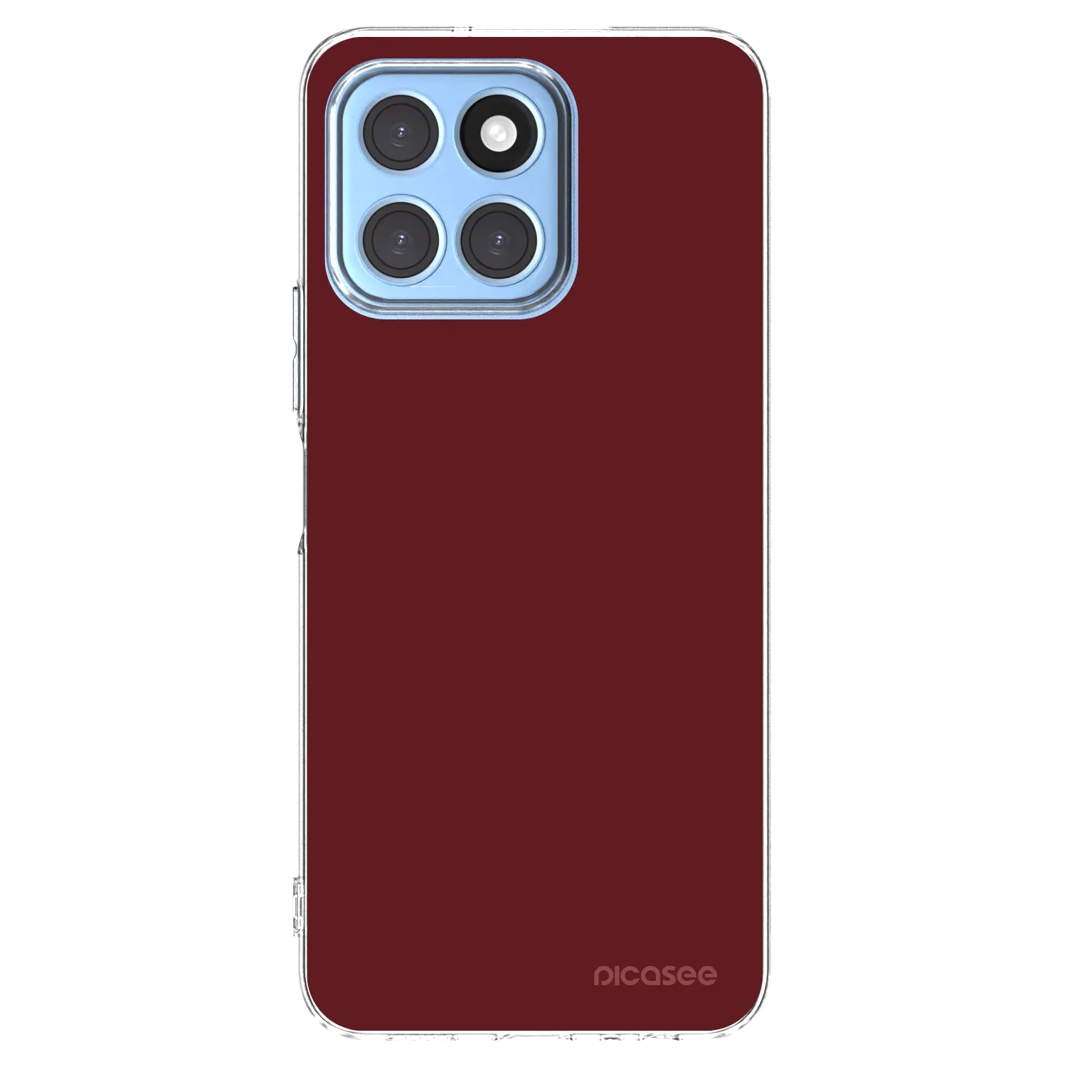 Picasee silikónový prehľadný obal pre Honor X8 5G - Red Bliss