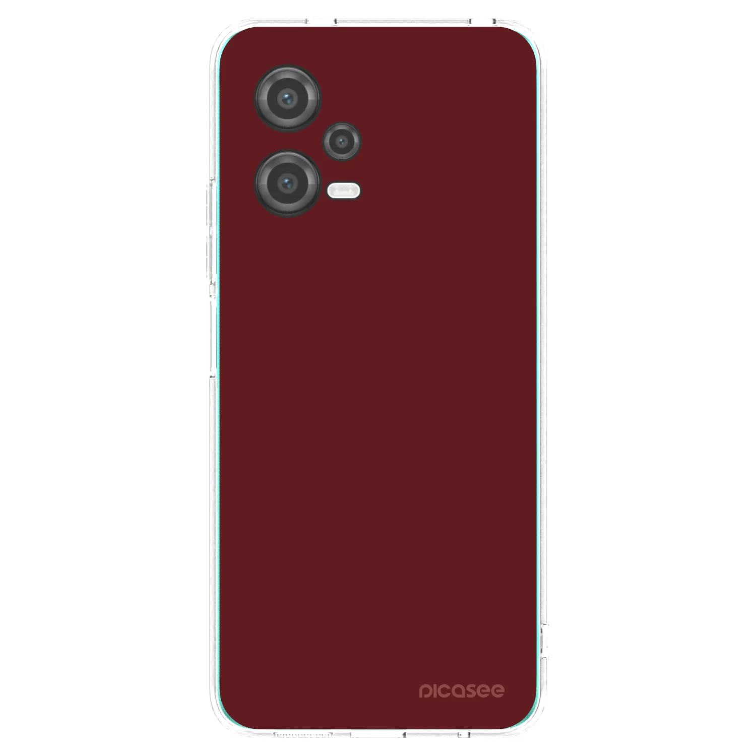 Picasee silikónový prehľadný obal pre Xiaomi Poco X5 - Red Bliss