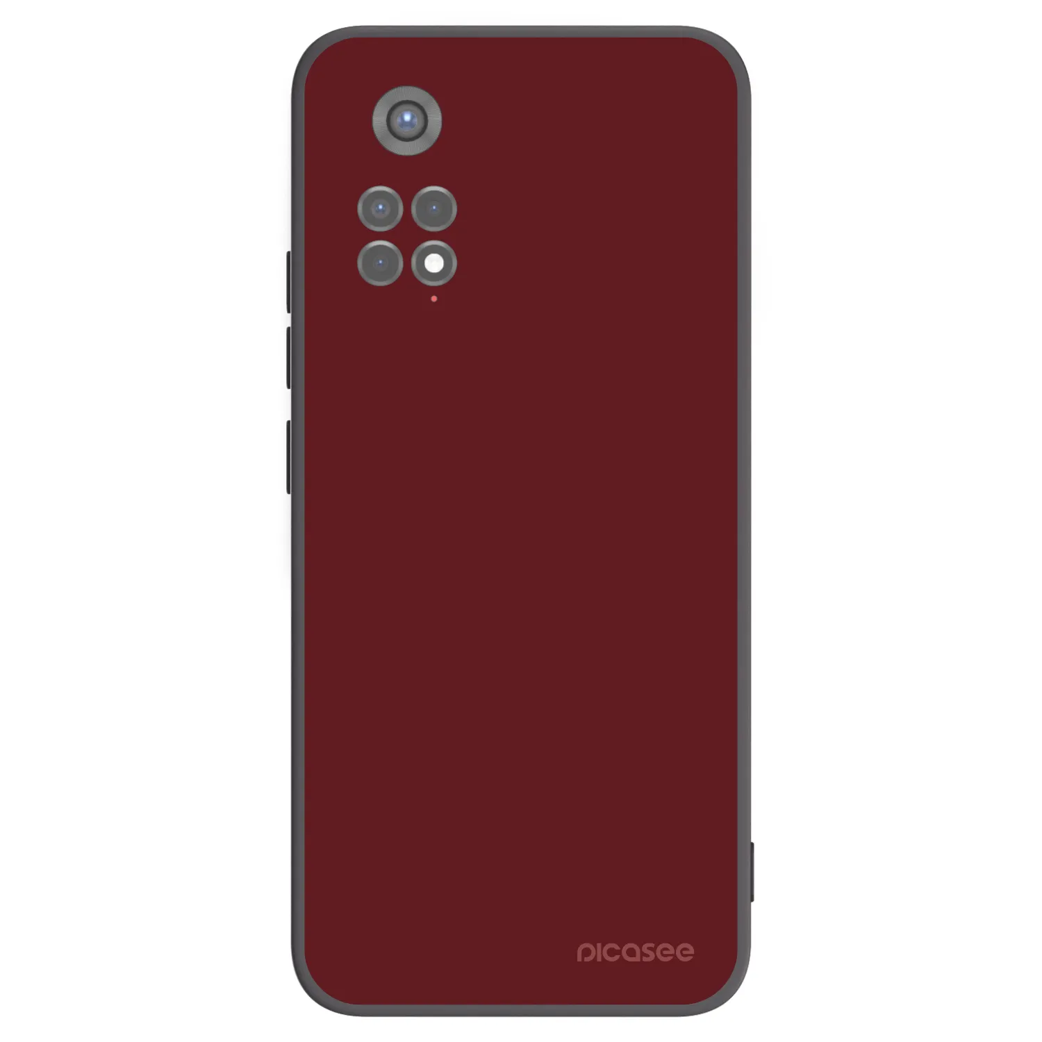 Picasee silikónový čierny obal pre Xiaomi Redmi Note 11S 5G - Red Bliss