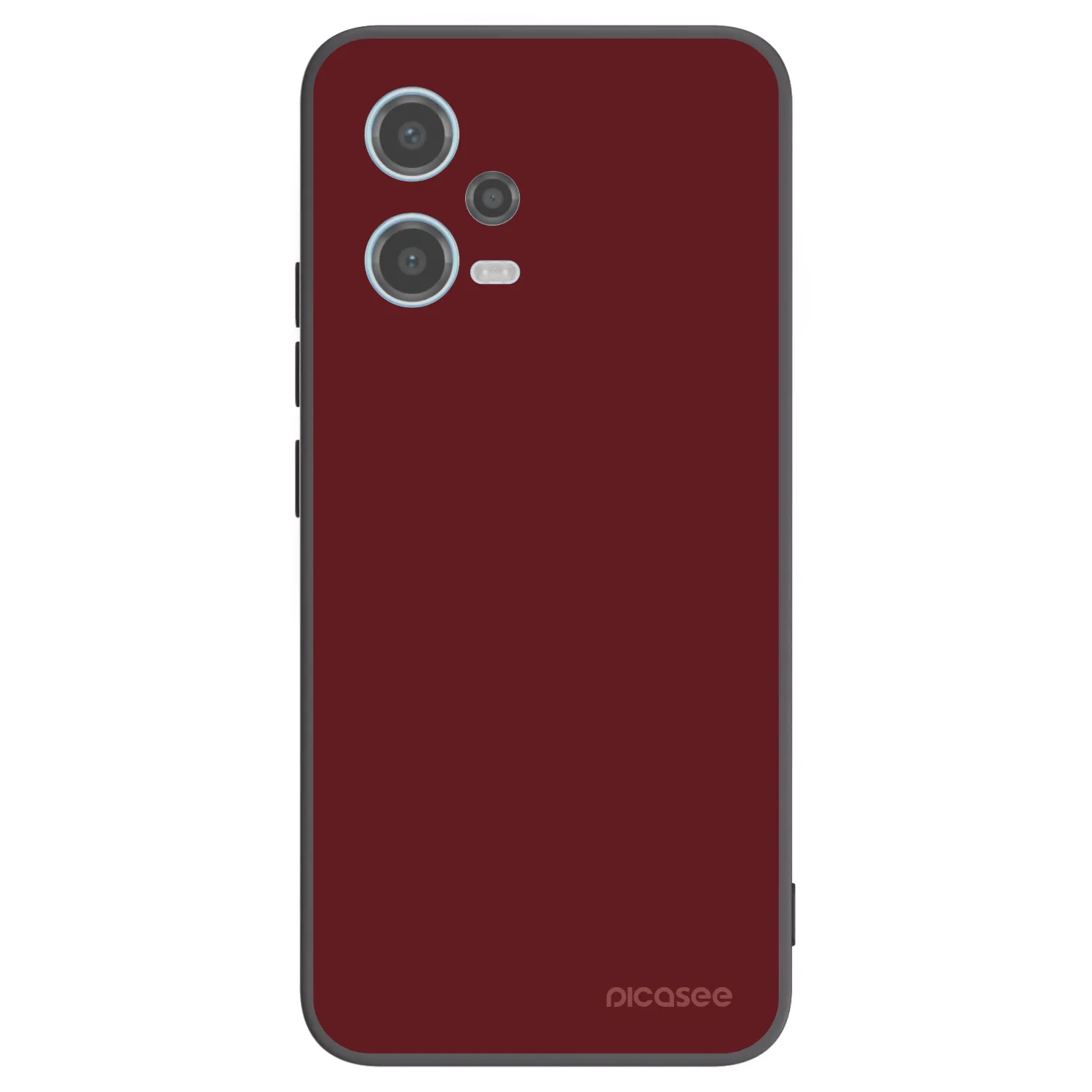 Picasee silikónový čierny obal pre Xiaomi Redmi Note 12 5G - Red Bliss