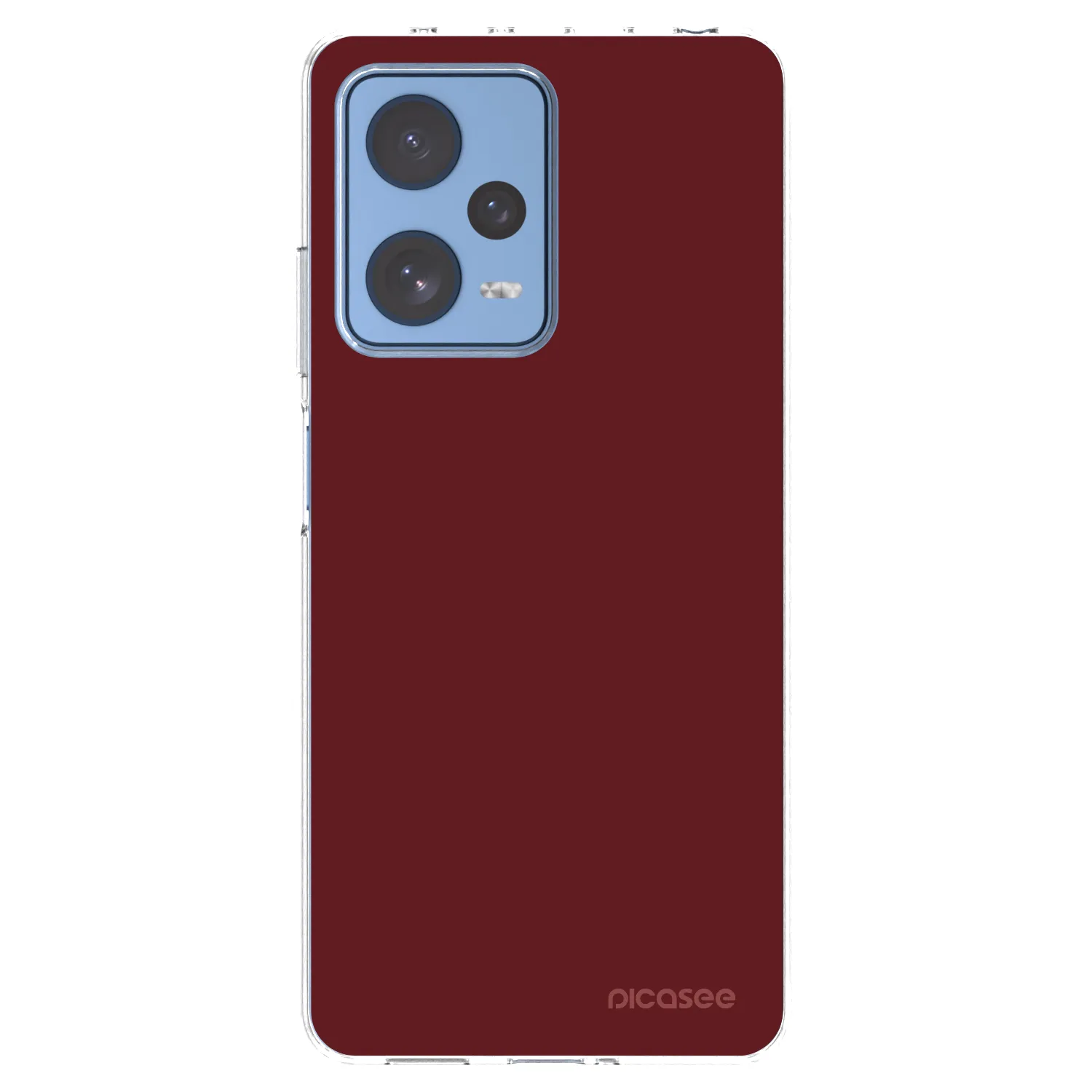 Picasee silikónový prehľadný obal pre Xiaomi Redmi Note 12 Pro 5G - Red Bliss