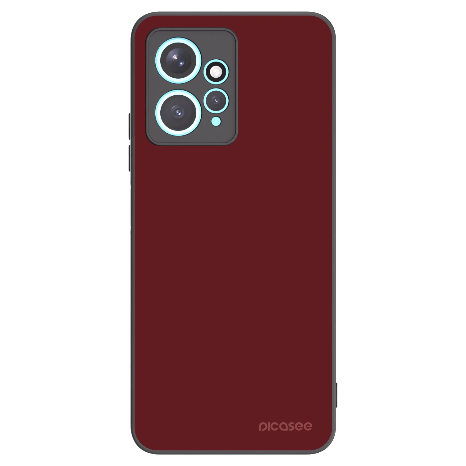 Picasee silikónový čierny obal pre Xiaomi Redmi Note 12 4G - Red Bliss