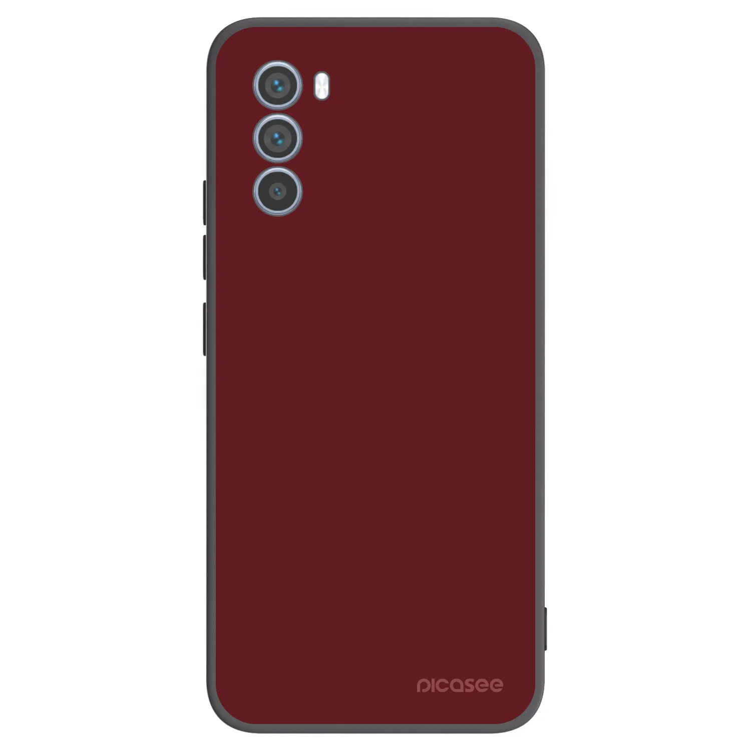 Picasee silikónový čierny obal pre Motorola Moto G62 - Red Bliss