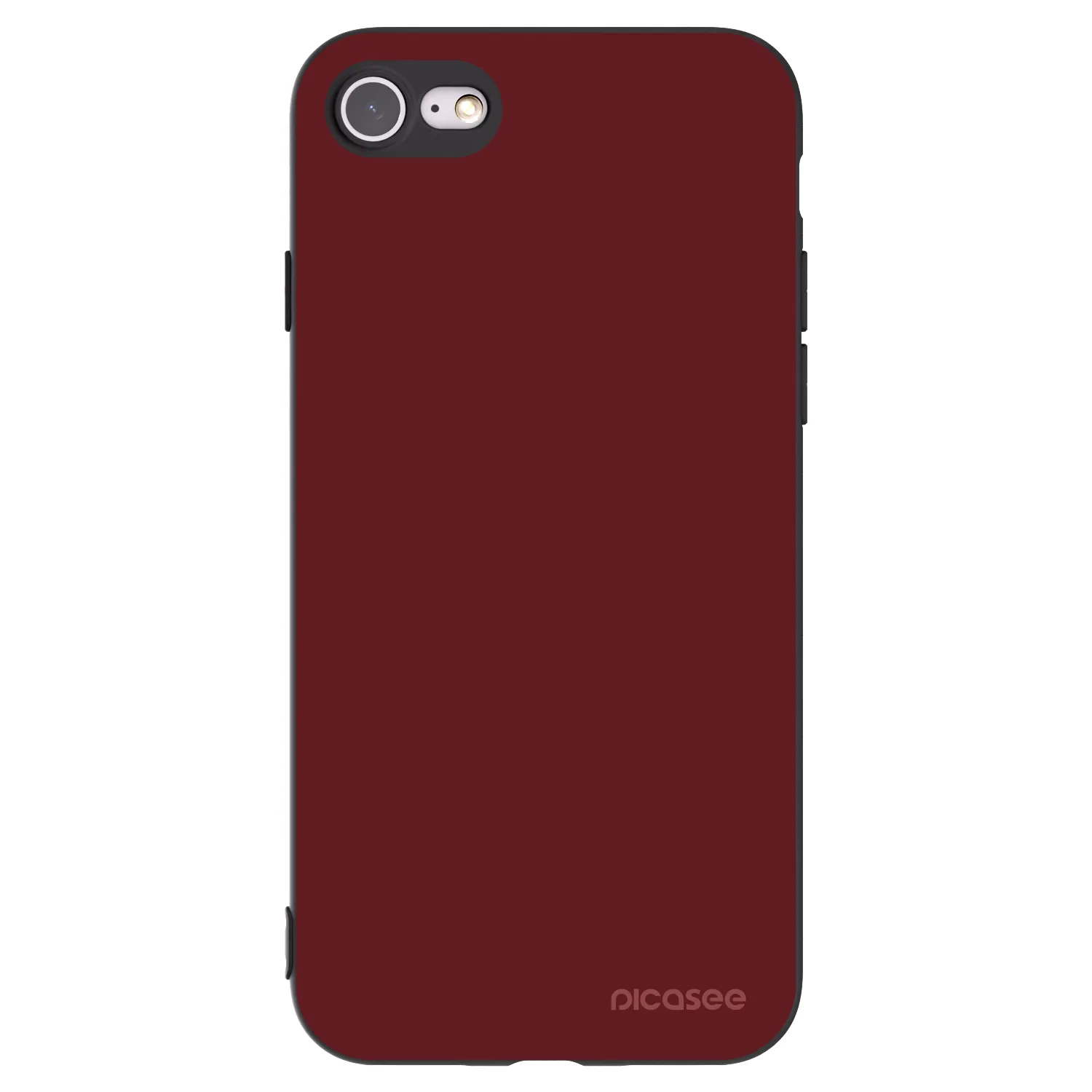 Picasee silikónový čierny obal pre Apple iPhone 7 - Red Bliss