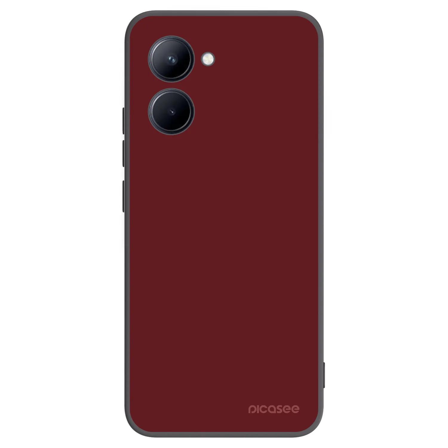 Picasee silikónový čierny obal pre Realme C33 (2023) - Red Bliss
