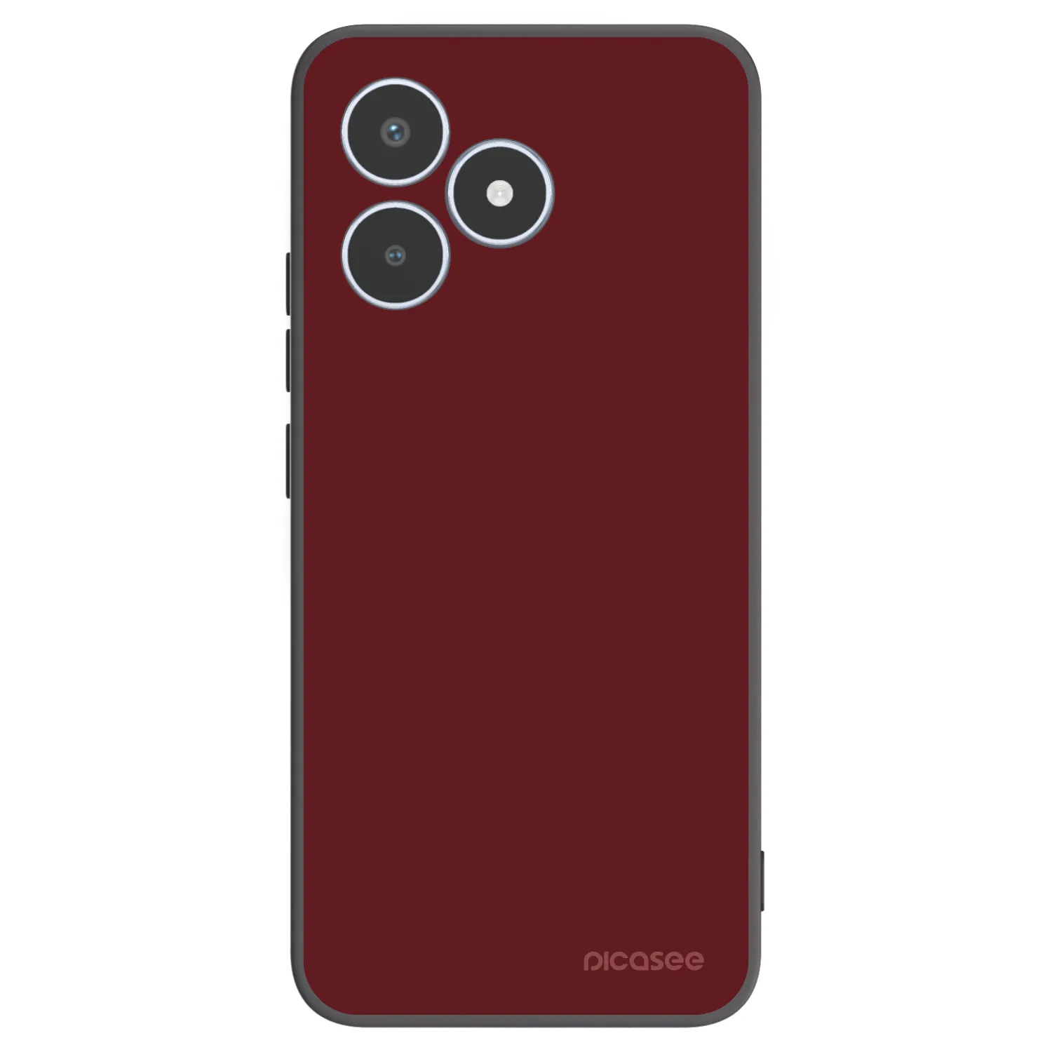 Picasee silikónový čierny obal pre Realme C53 - Red Bliss