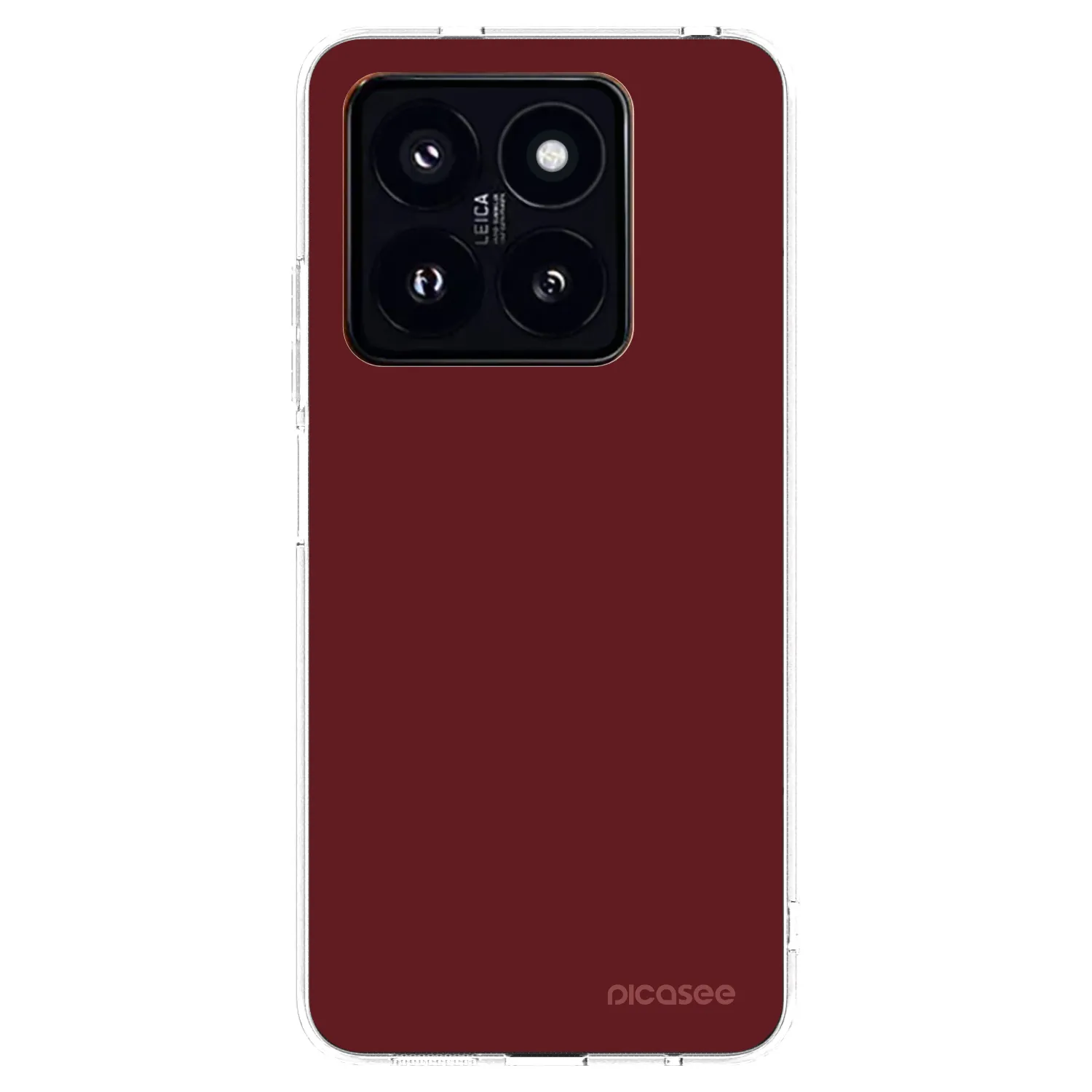 Silikónový prehľadný obal pre Xiaomi 14 Pro - Red Bliss