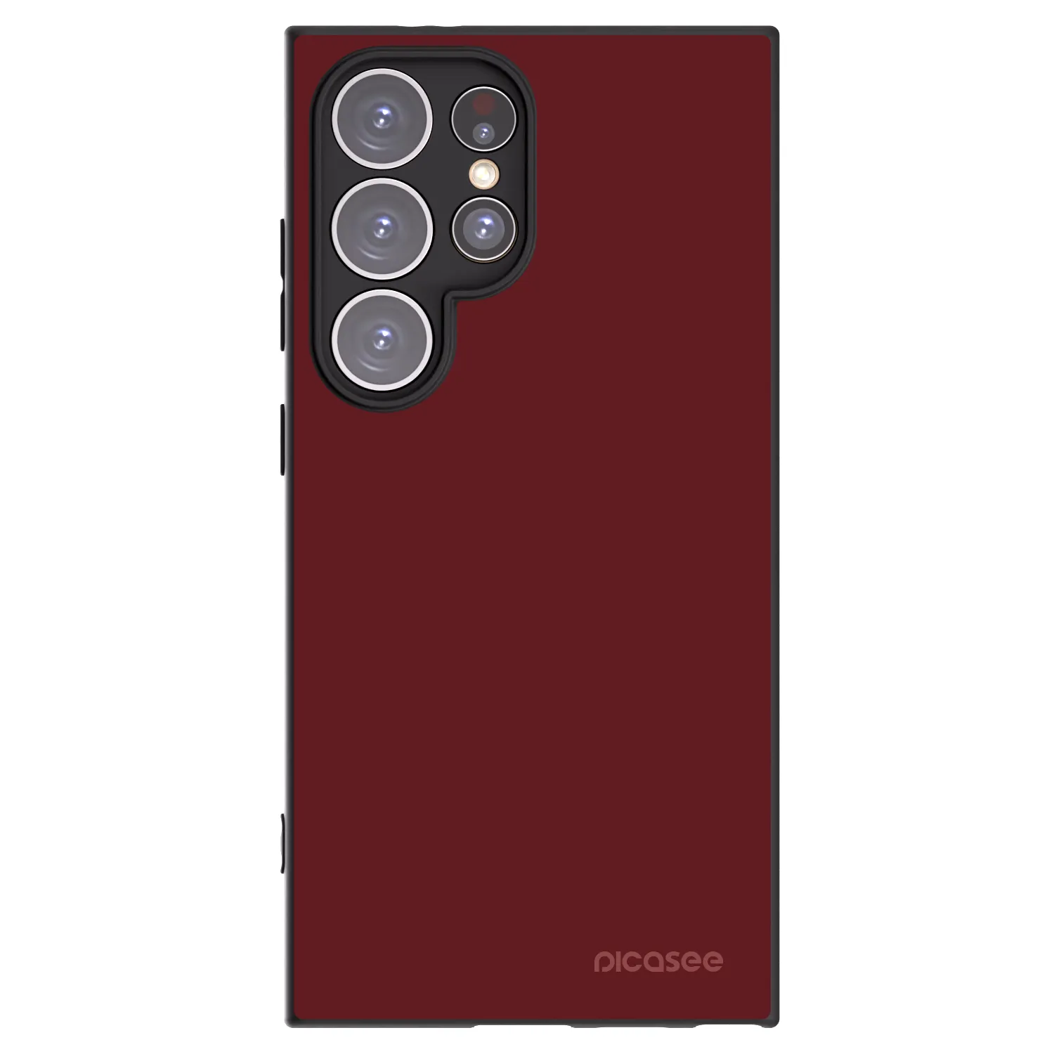 Picasee silikónový čierny obal pre Samsung Galaxy S24 Ultra S928B 5G - Red Bliss