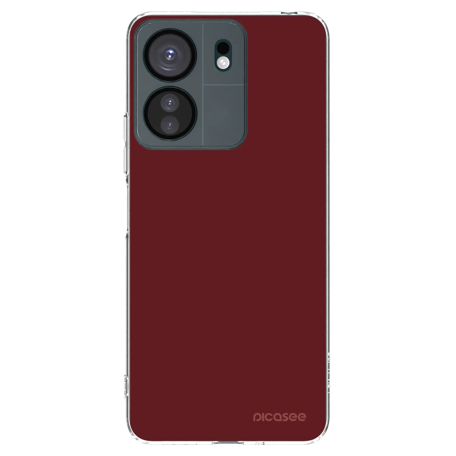 Silikónový prehľadný obal pre Xiaomi Redmi 13C 4G - Red Bliss