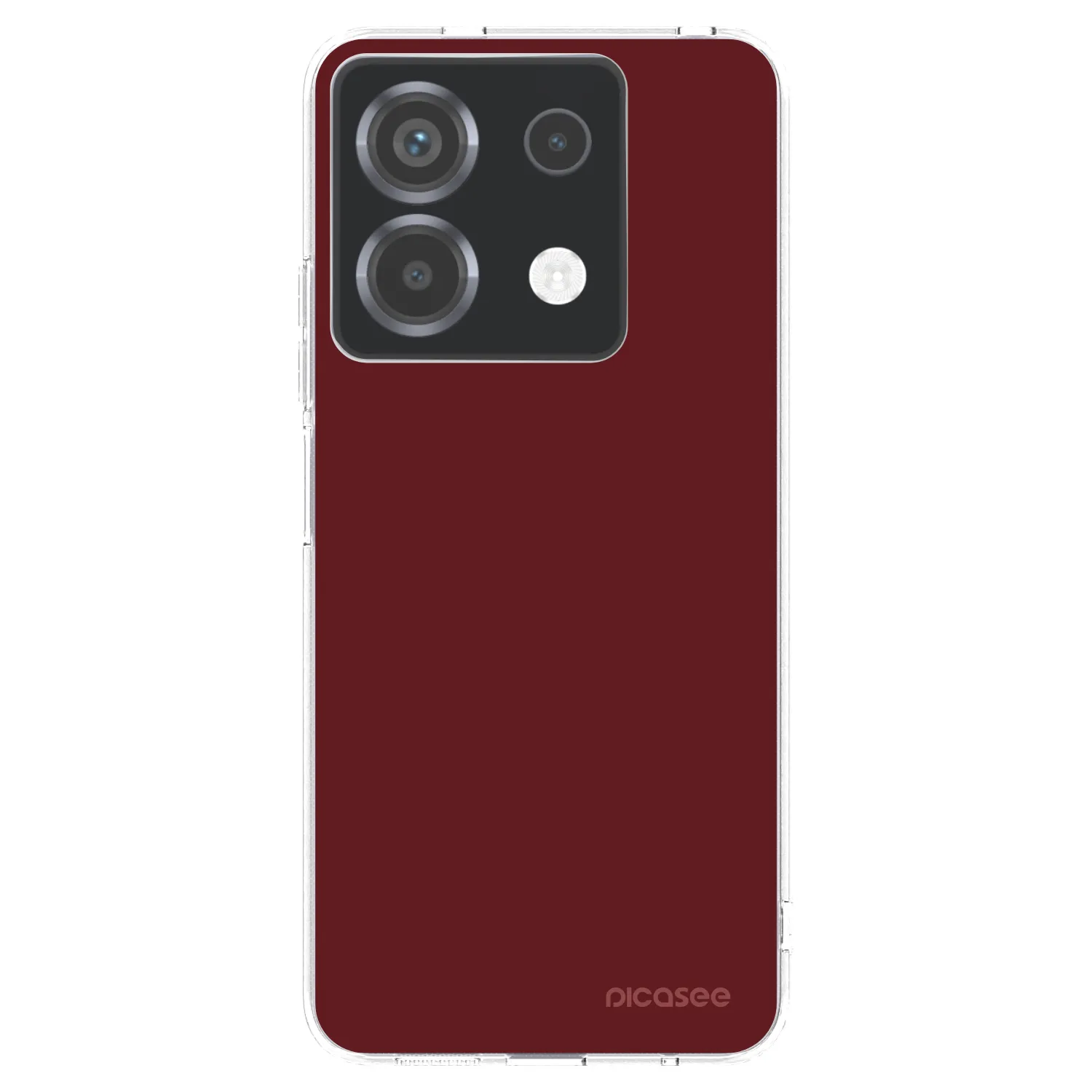 Picasee silikónový prehľadný obal pre Xiaomi Poco X6 - Red Bliss