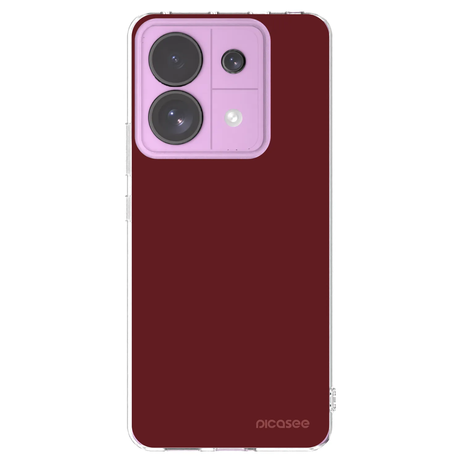Picasee silikónový prehľadný obal pre Xiaomi Redmi Note 13 Pro 5G - Red Bliss