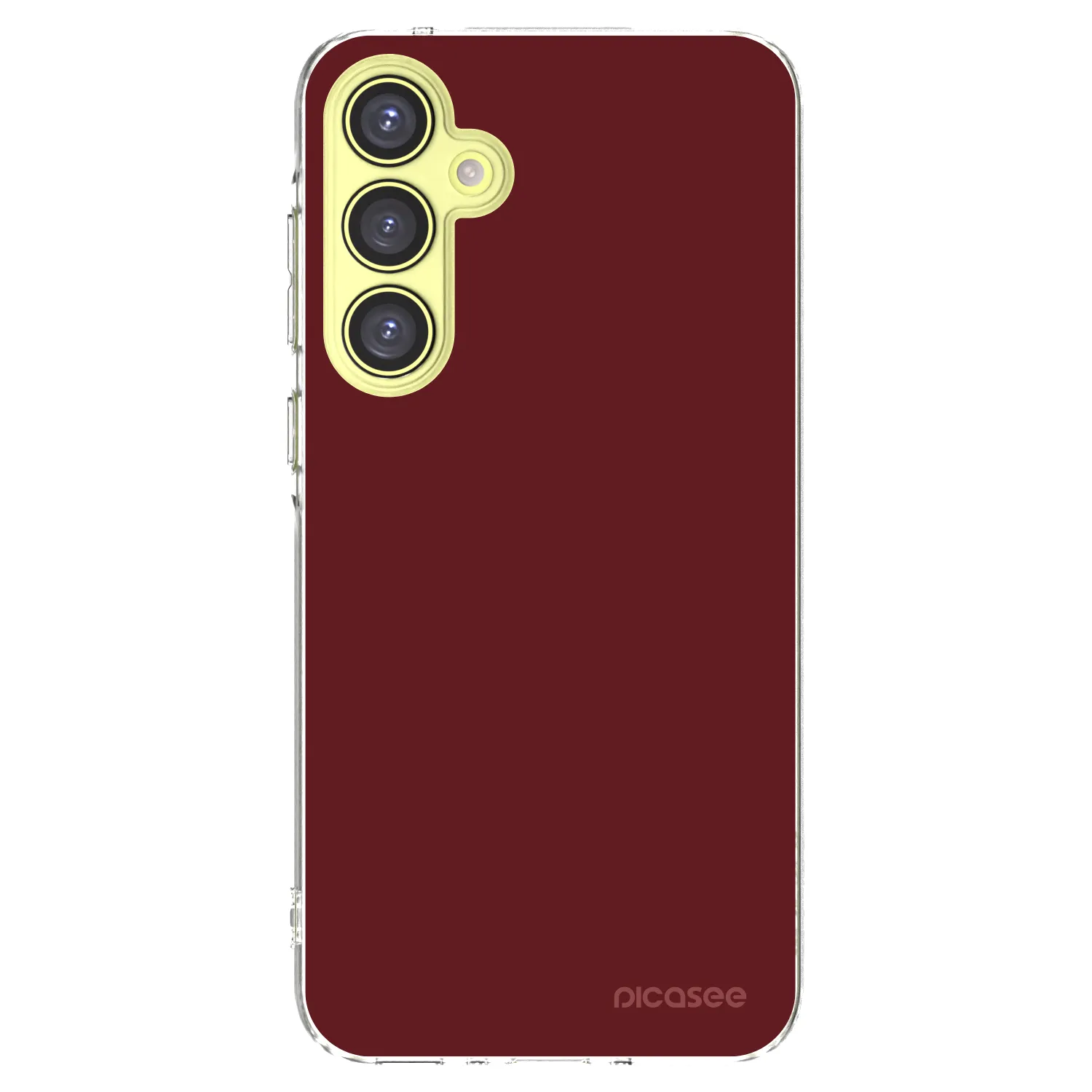Picasee silikónový prehľadný obal pre Samsung Galaxy A35 5G A356B - Red Bliss