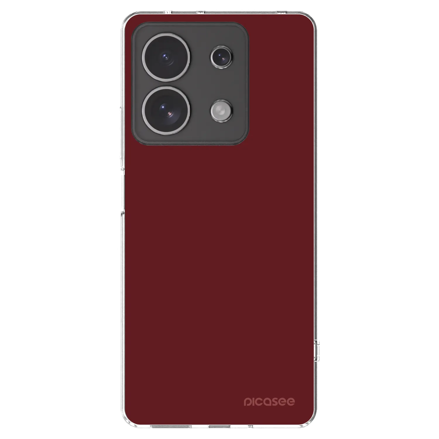 Picasee silikónový prehľadný obal pre Xiaomi Redmi Note 13 4G - Red Bliss