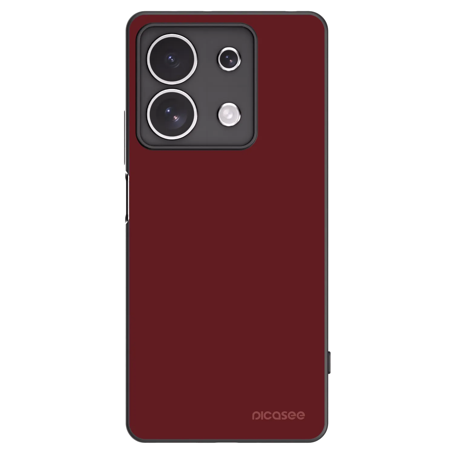 Picasee silikónový čierny obal pre Xiaomi Redmi Note 13 4G - Red Bliss