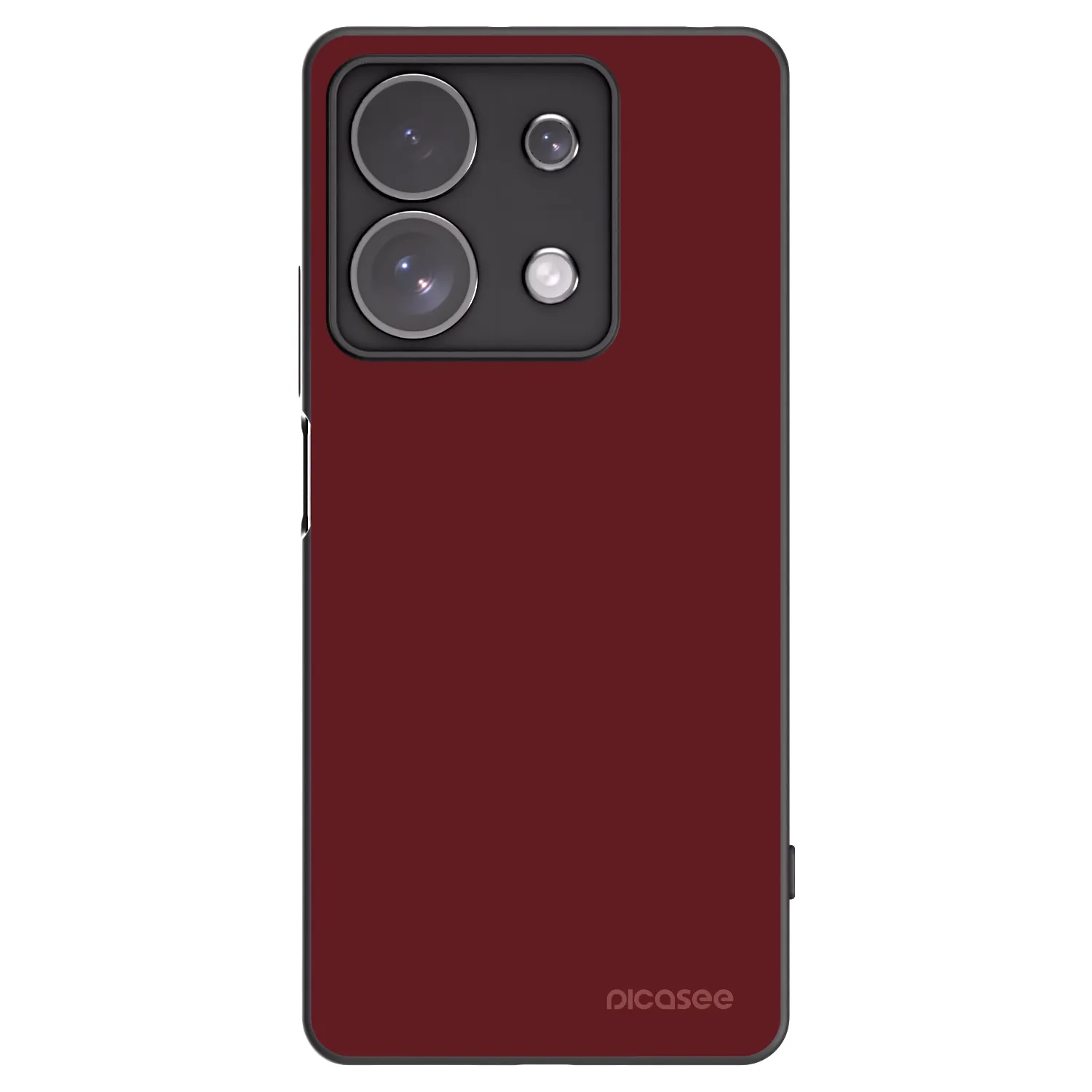 Silikónový čierny obal pre Xiaomi Redmi Note 13 Pro 4G - Red Bliss