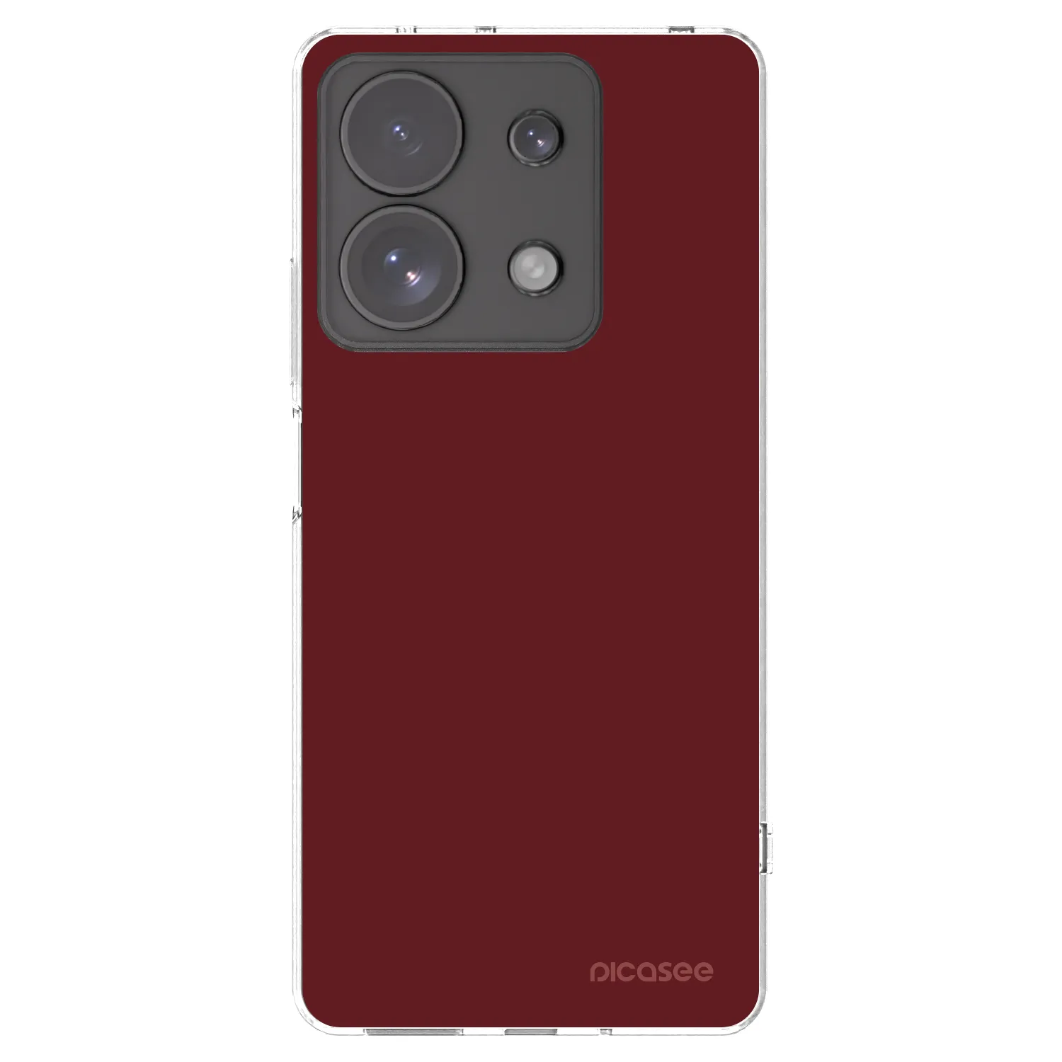 Silikónový prehľadný obal pre Xiaomi Redmi Note 13 Pro 4G - Red Bliss