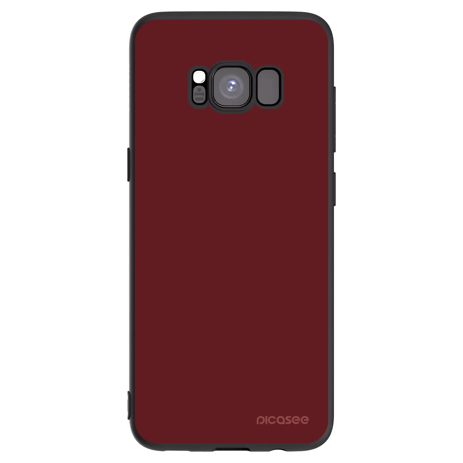 Picasee silikónový čierny obal pre Samsung Galaxy S8 G950F - Red Bliss