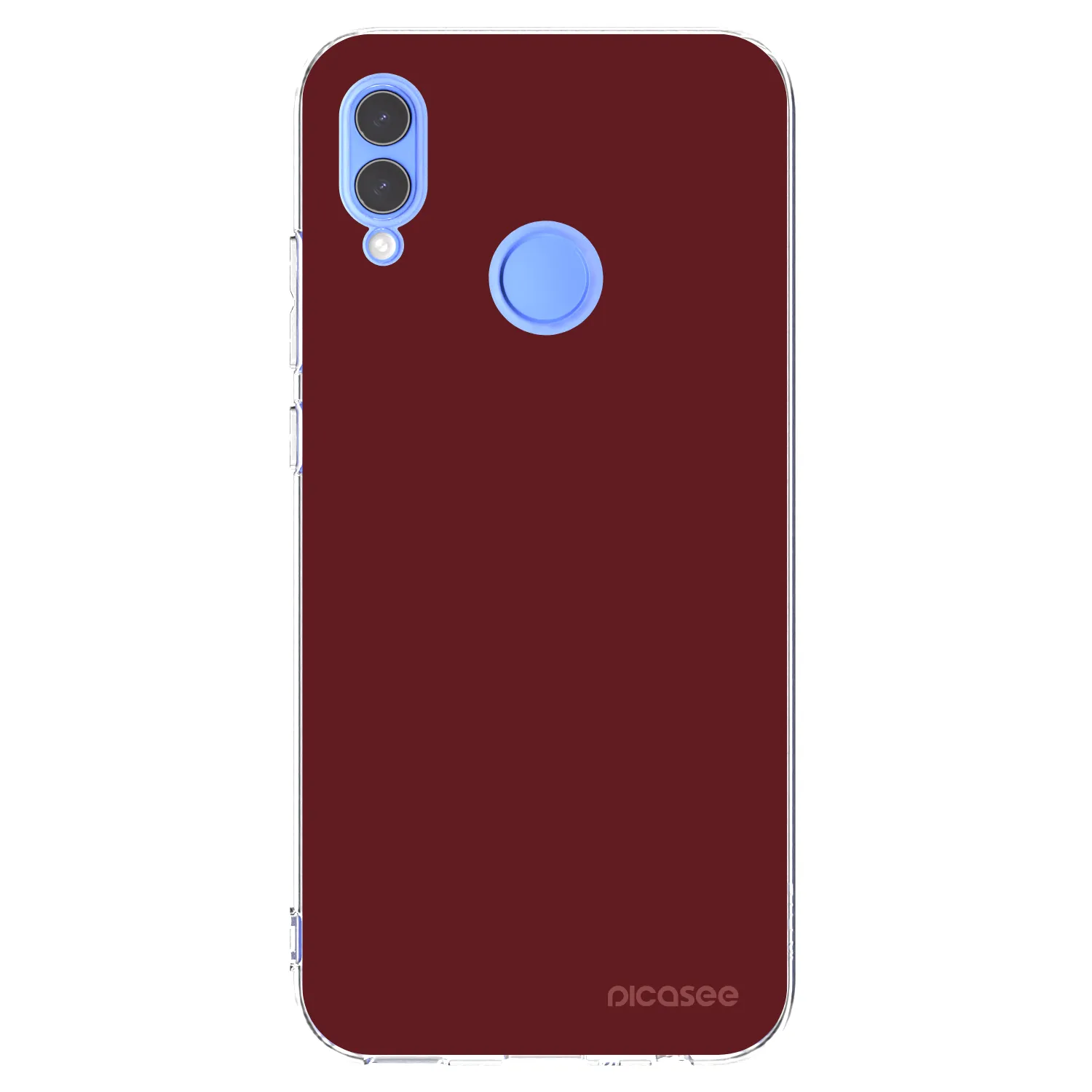 Picasee silikónový prehľadný obal pre Huawei P Smart 2019 - Red Bliss