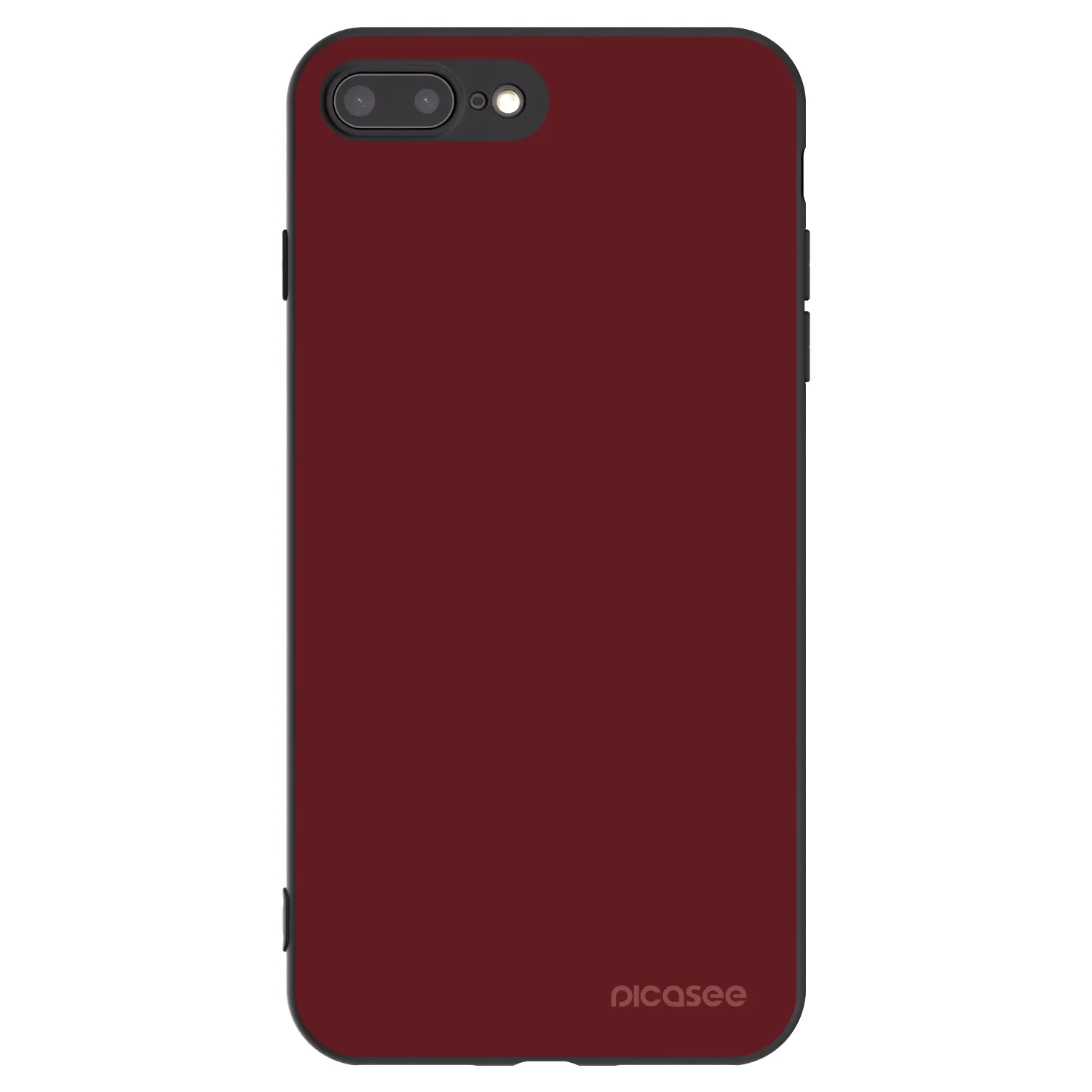 Picasee silikónový čierny obal pre Apple iPhone 8 Plus - Red Bliss