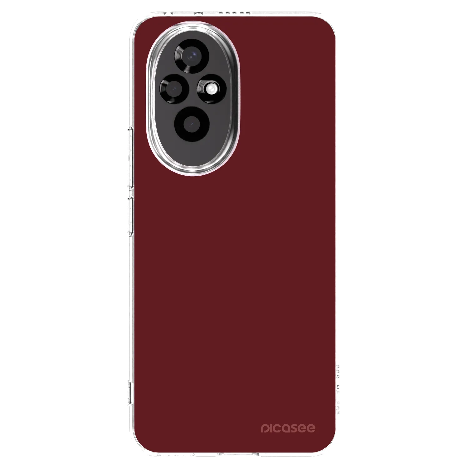 Picasee silikónový prehľadný obal pre Honor 200 Pro 5G - Red Bliss