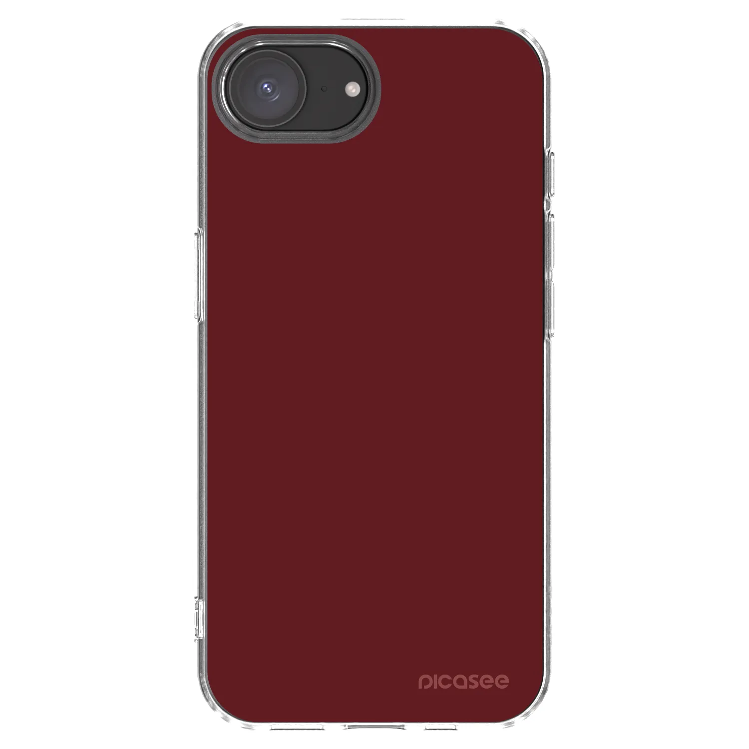 Picasee silikónový prehľadný obal pre Apple iPhone 16e - Red Bliss