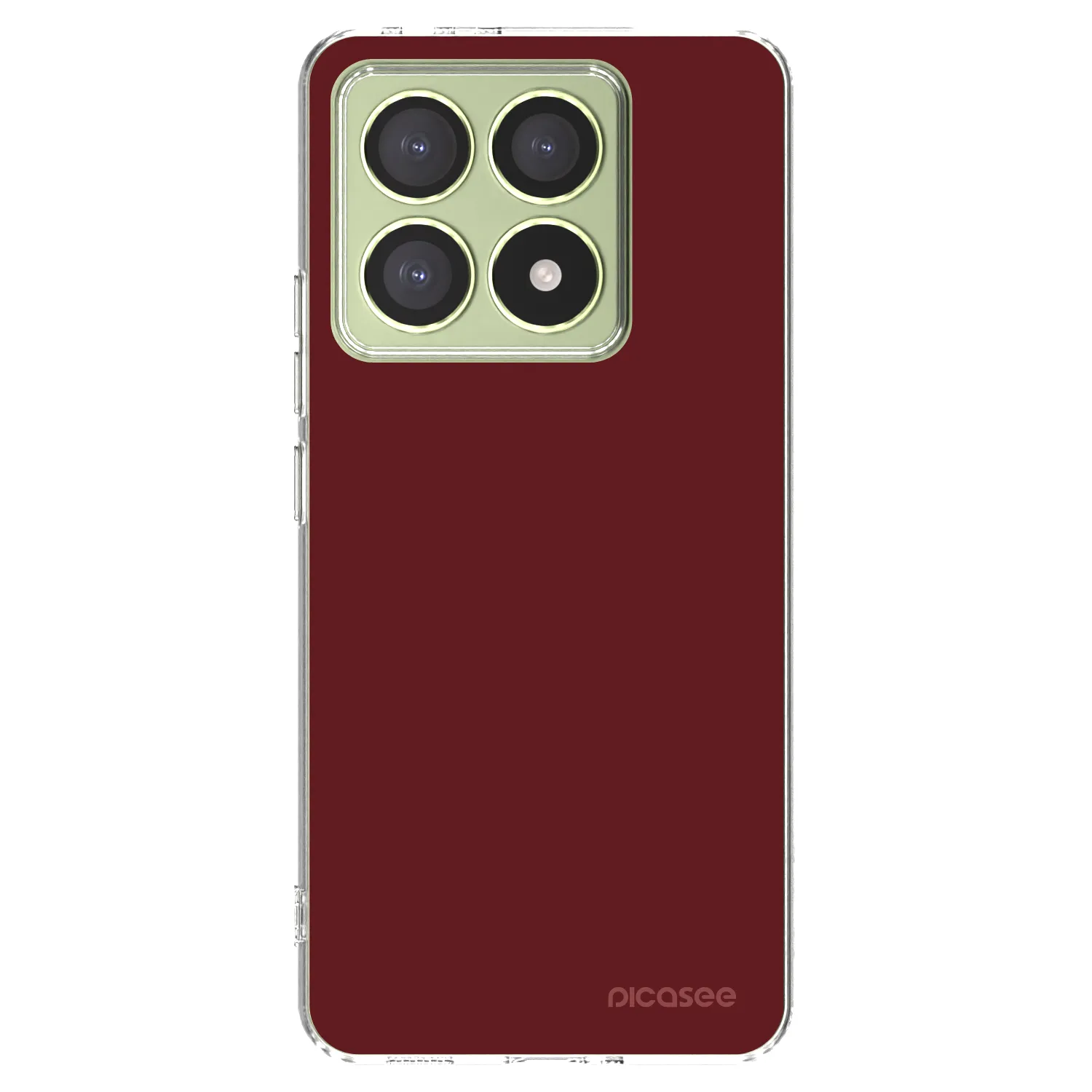 Picasee silikónový prehľadný obal pre Xiaomi 14T - Red Bliss
