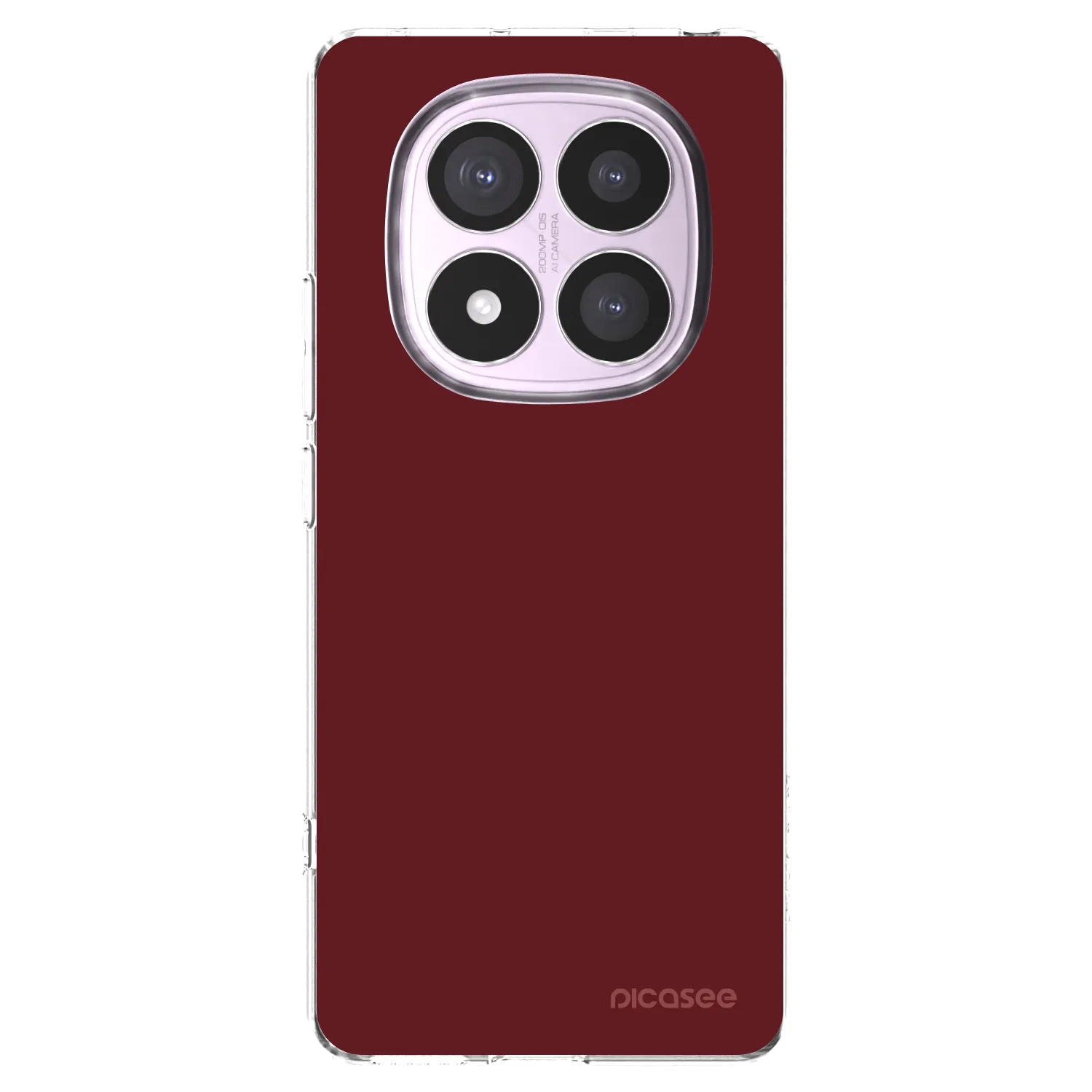 Silikónový prehľadný obal pre Xiaomi Redmi Note 14 Pro 5G - Red Bliss