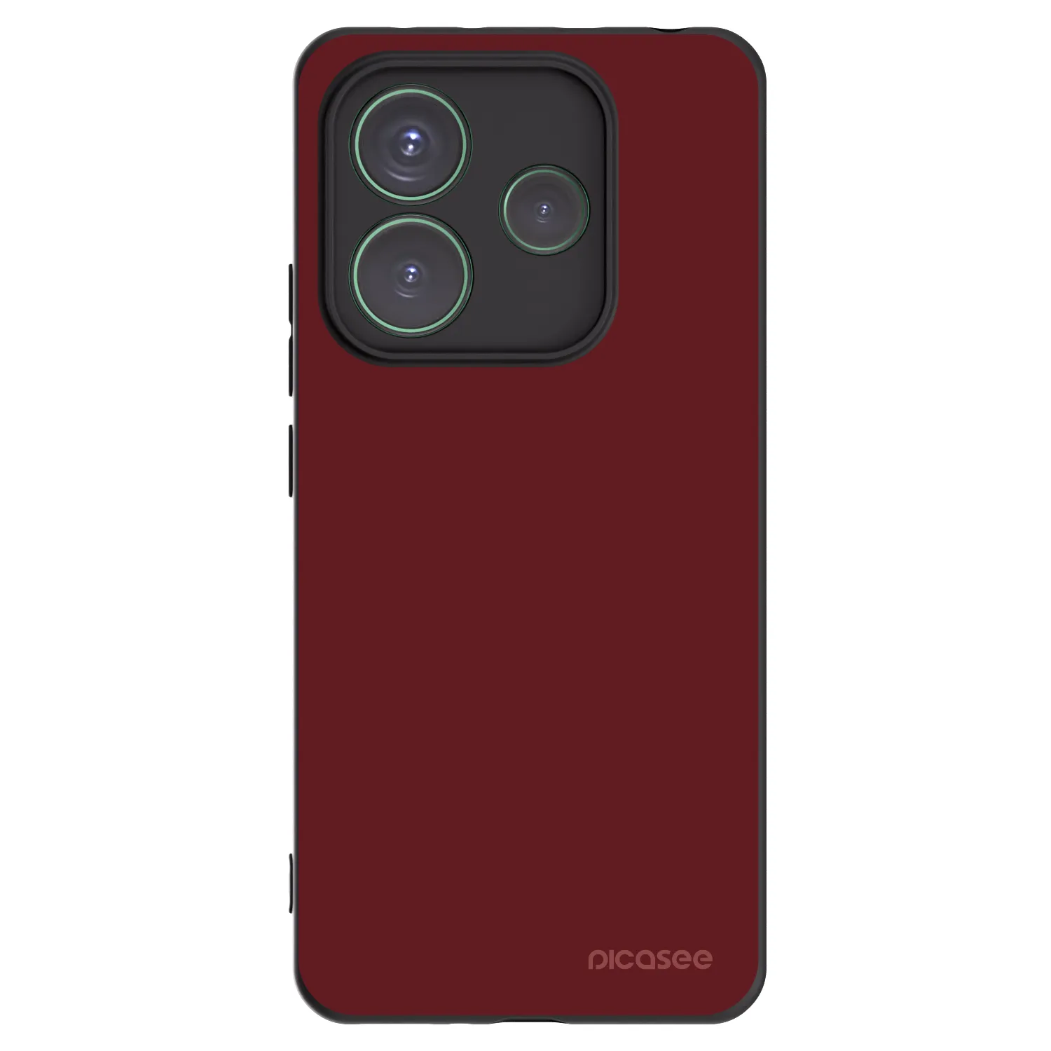 Silikónový čierny obal pre Xiaomi Redmi Note 14 5G - Red Bliss