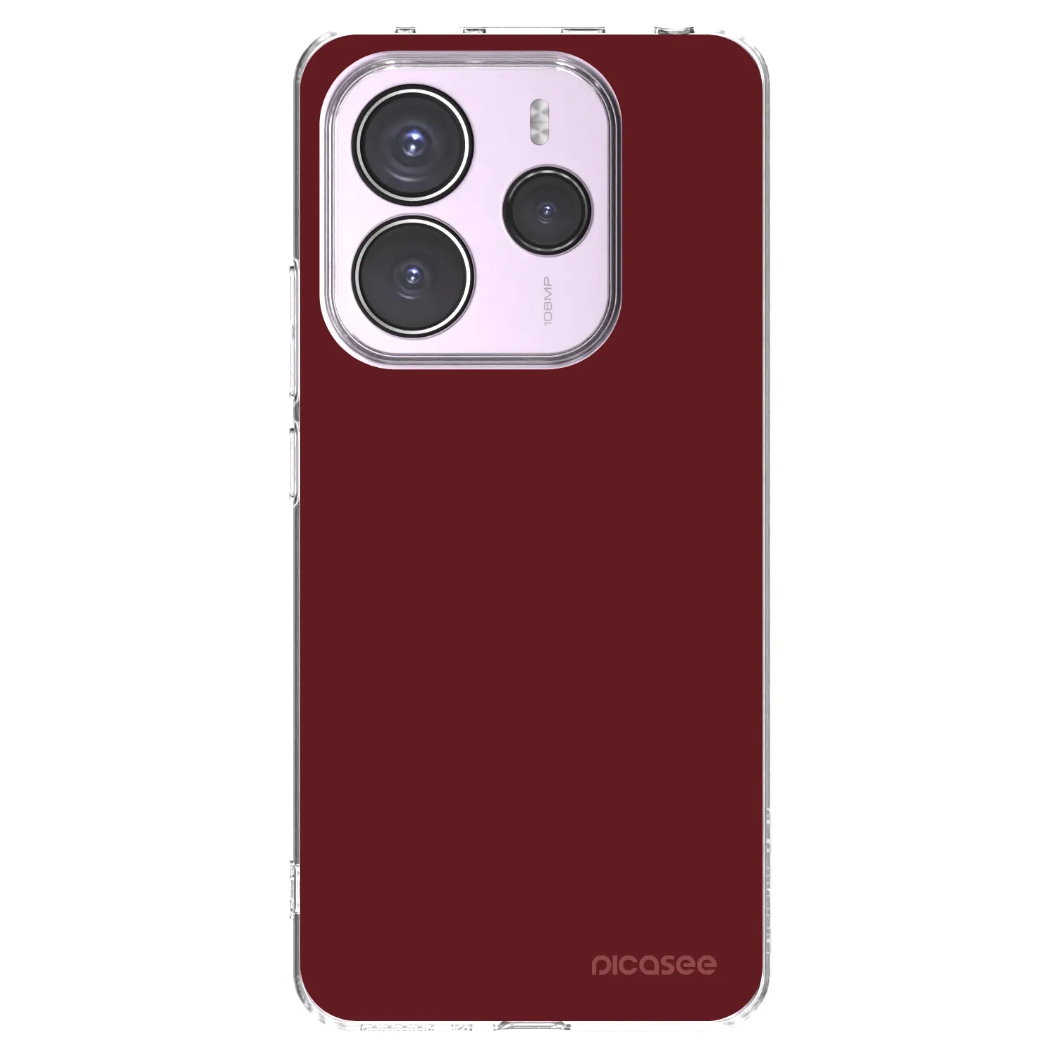 Silikónový prehľadný obal pre Xiaomi Redmi Note 14 5G - Red Bliss