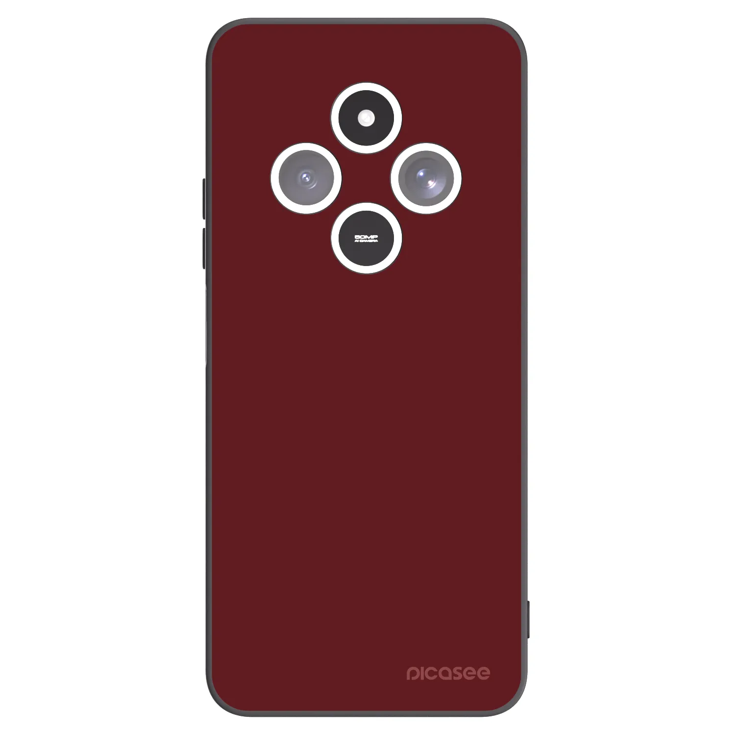 Picasee silikónový čierny obal pre Xiaomi Redmi 14C - Red Bliss