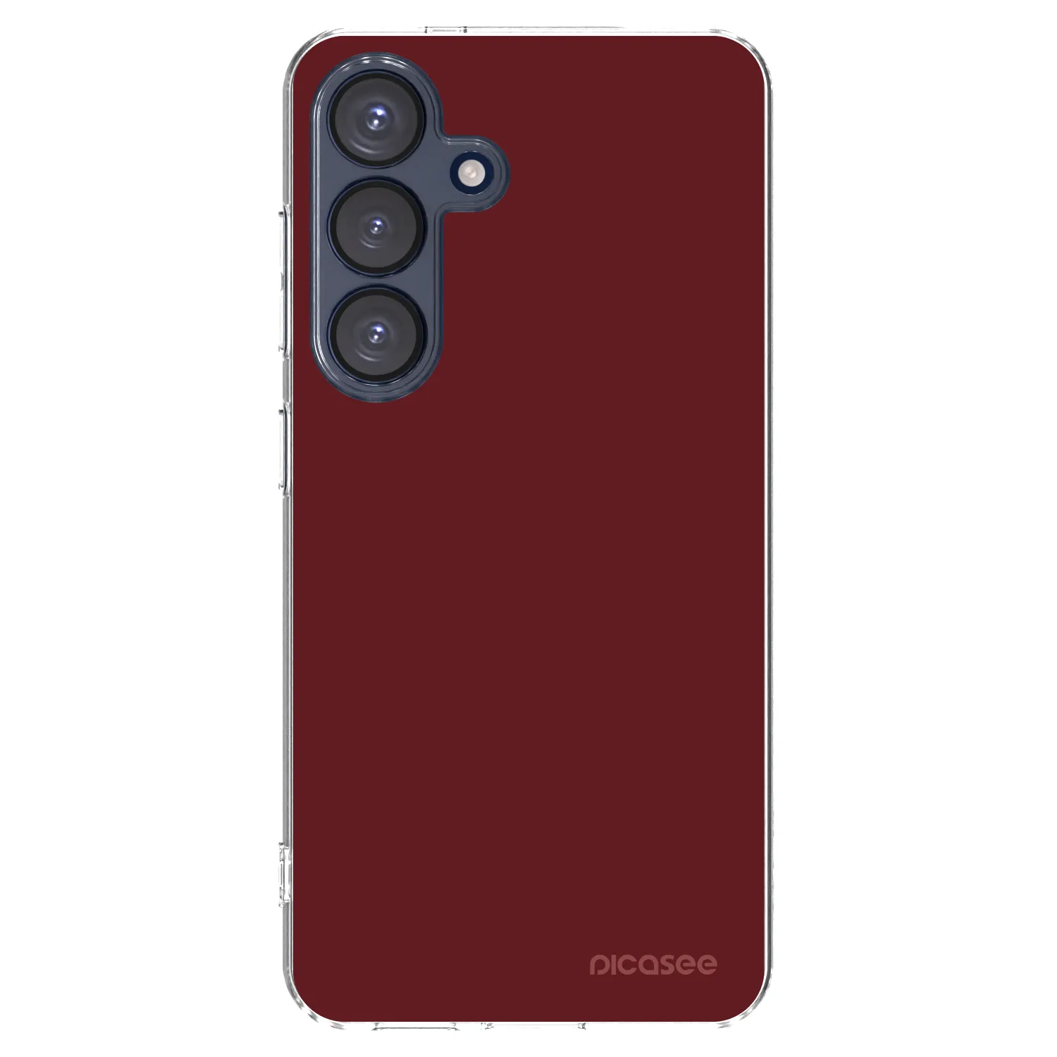 Picasee silikónový prehľadný obal pre Samsung Galaxy S25 5G - Red Bliss