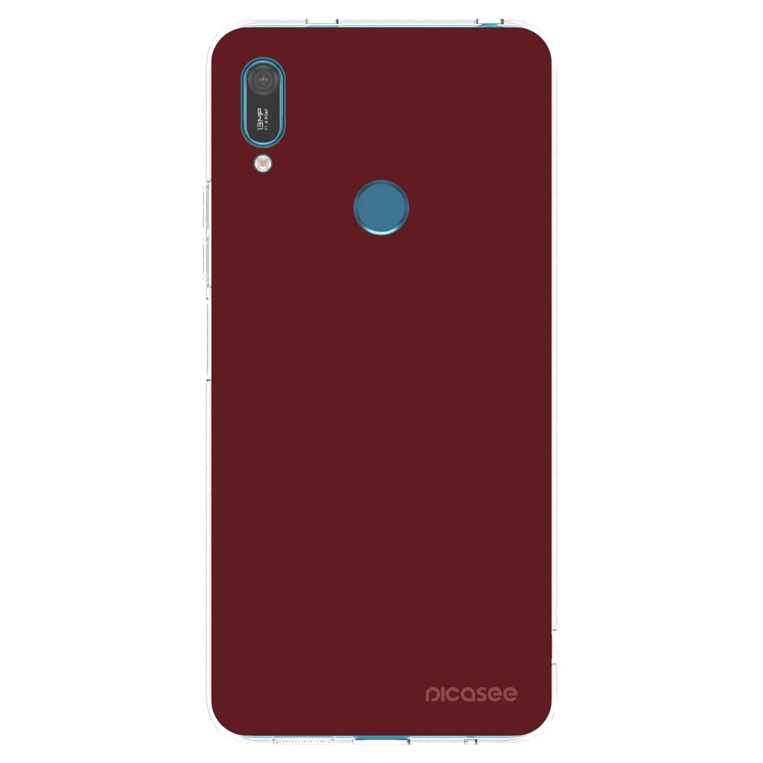 Picasee silikónový prehľadný obal pre Huawei Y7 2019 - Red Bliss