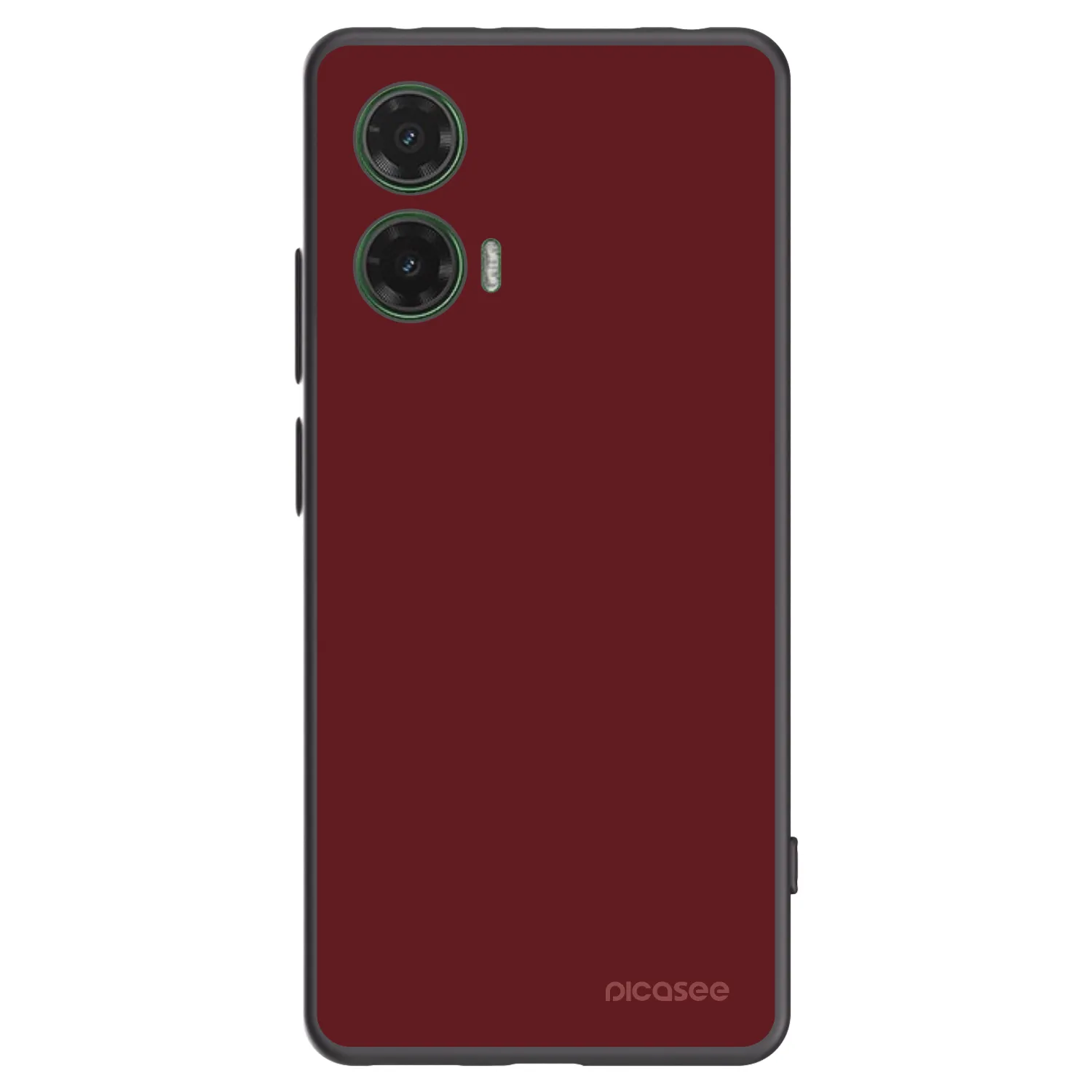 Picasee silikónový čierny obal pre Motorola Moto G35 5G - Red Bliss