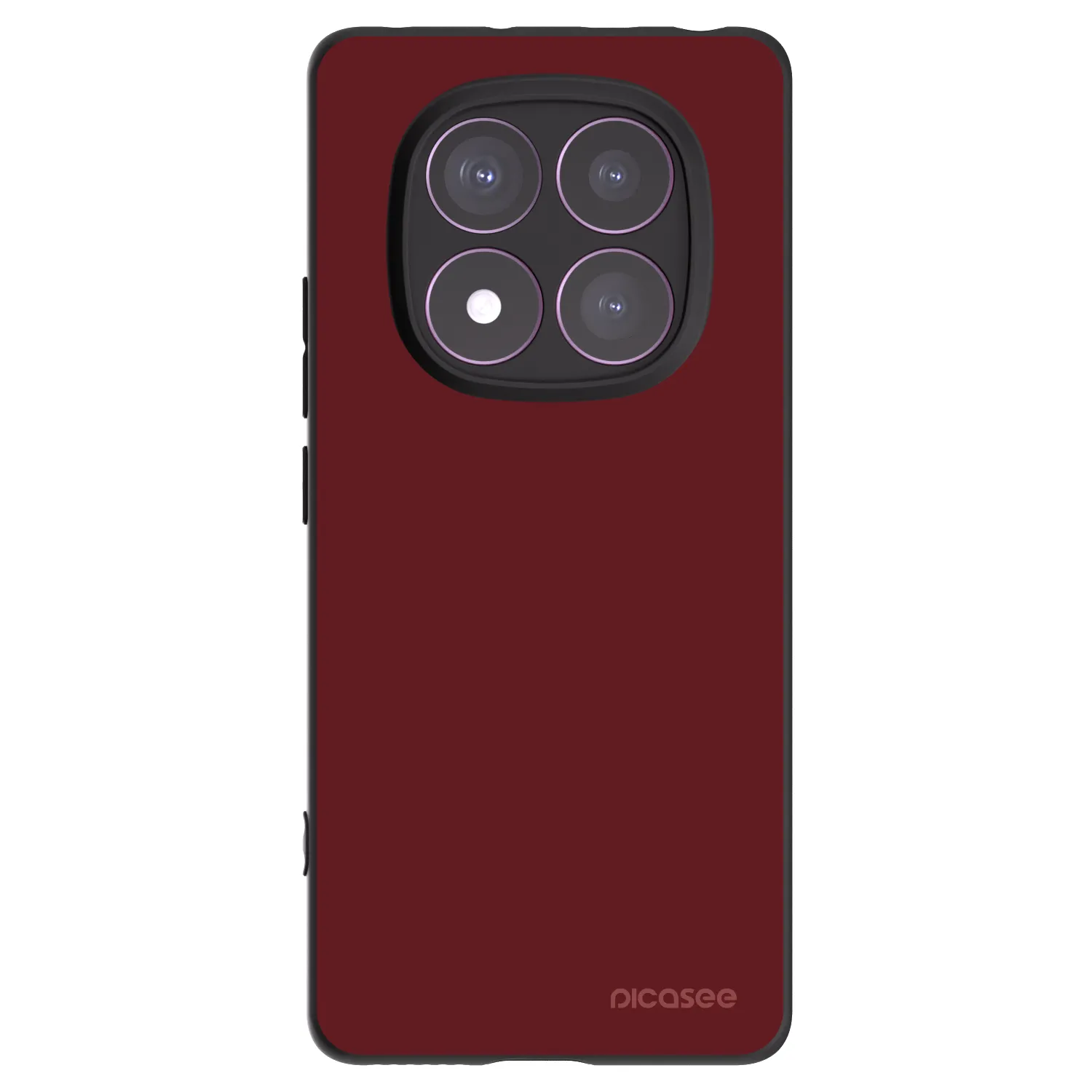Silikónový čierny obal pre Xiaomi Redmi Note 14 Pro 4G - Red Bliss