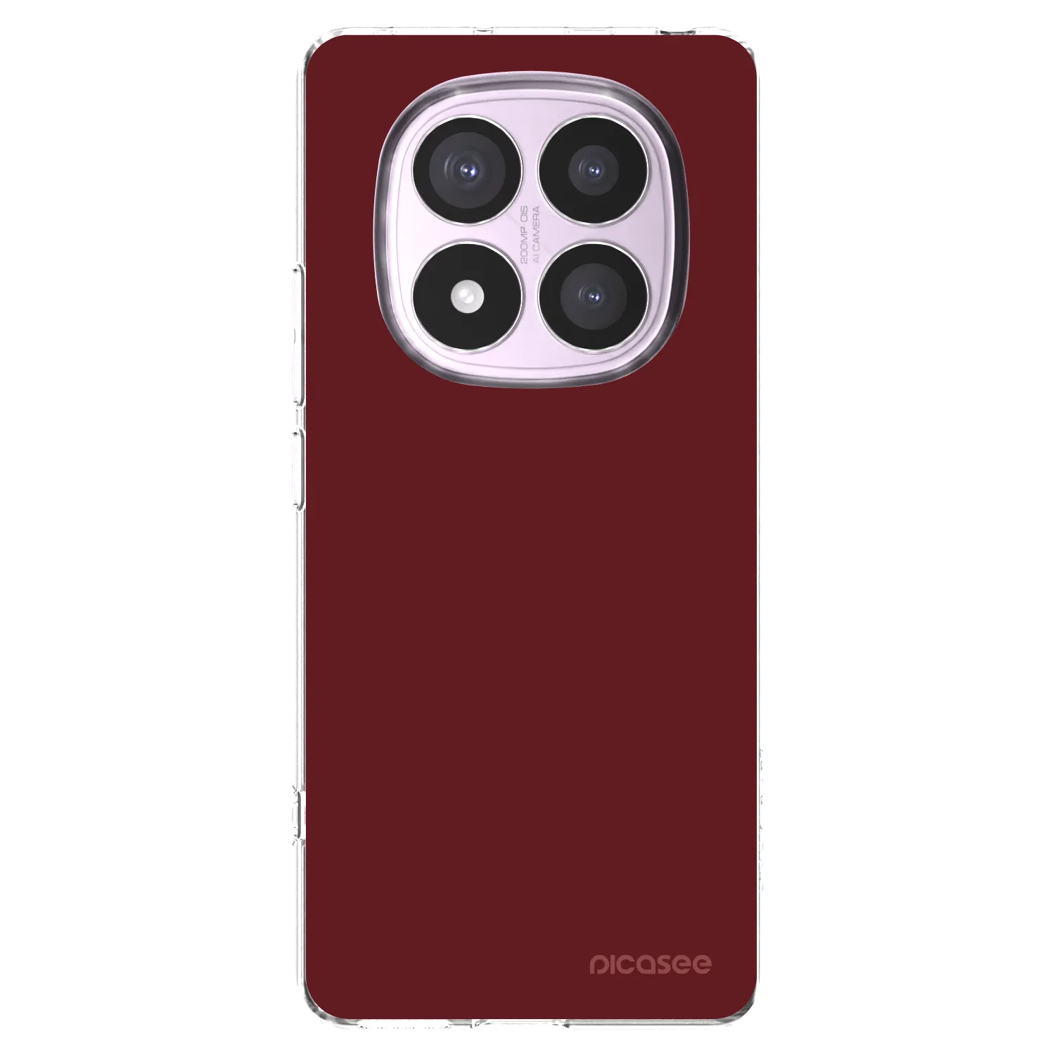 Silikónový prehľadný obal pre Xiaomi Redmi Note 14 Pro 4G - Red Bliss