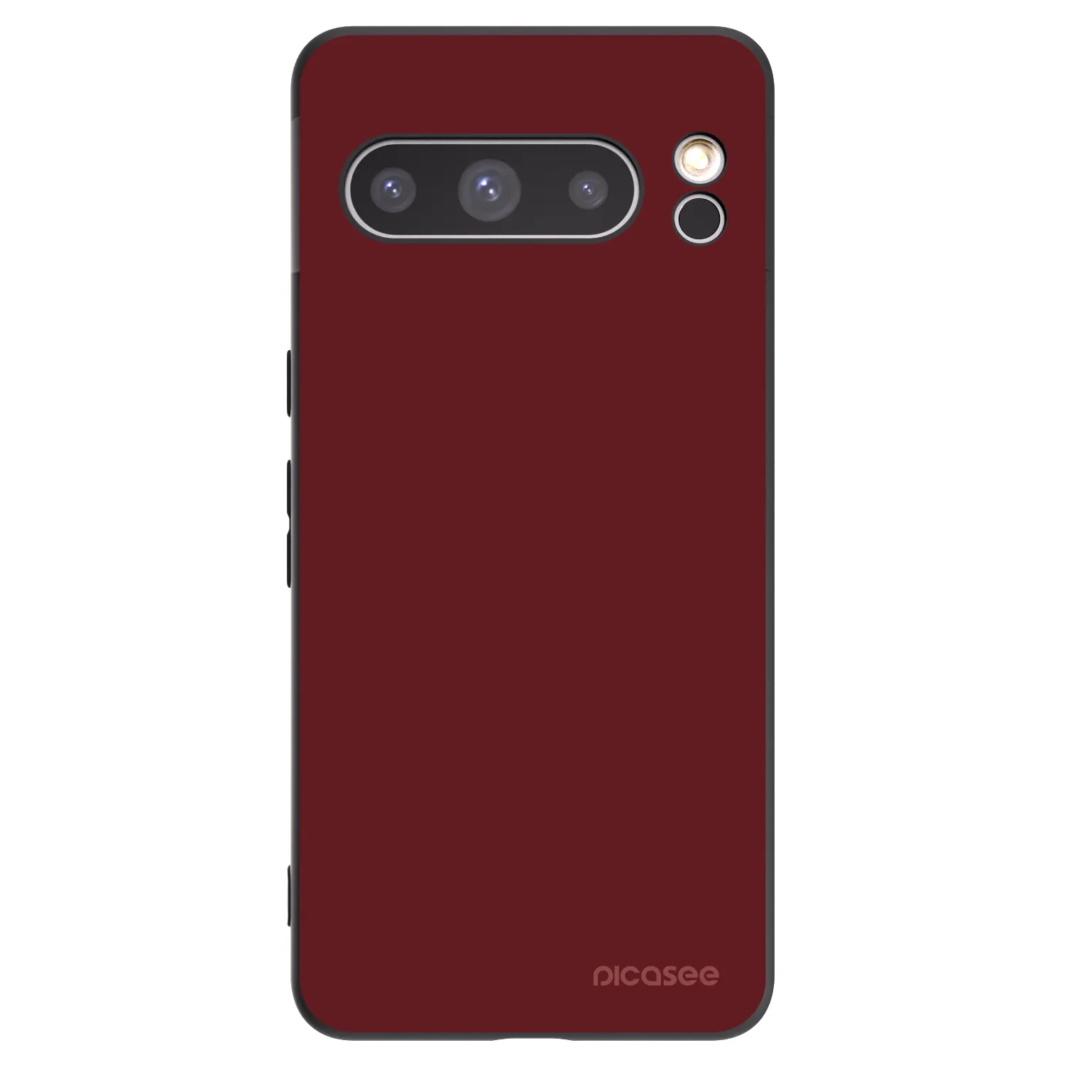 Picasee silikónový čierny obal pre Google Pixel 8 Pro - Red Bliss