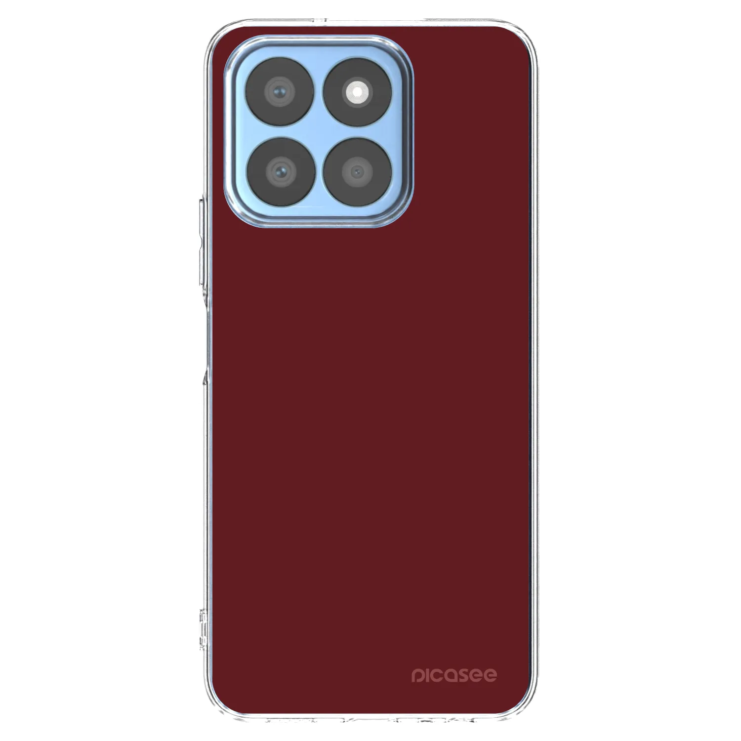 Picasee silikónový prehľadný obal pre Honor X8c - Red Bliss
