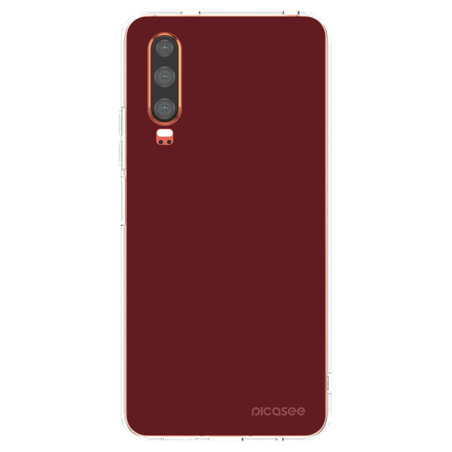Picasee silikónový prehľadný obal pre Huawei P30 - Red Bliss