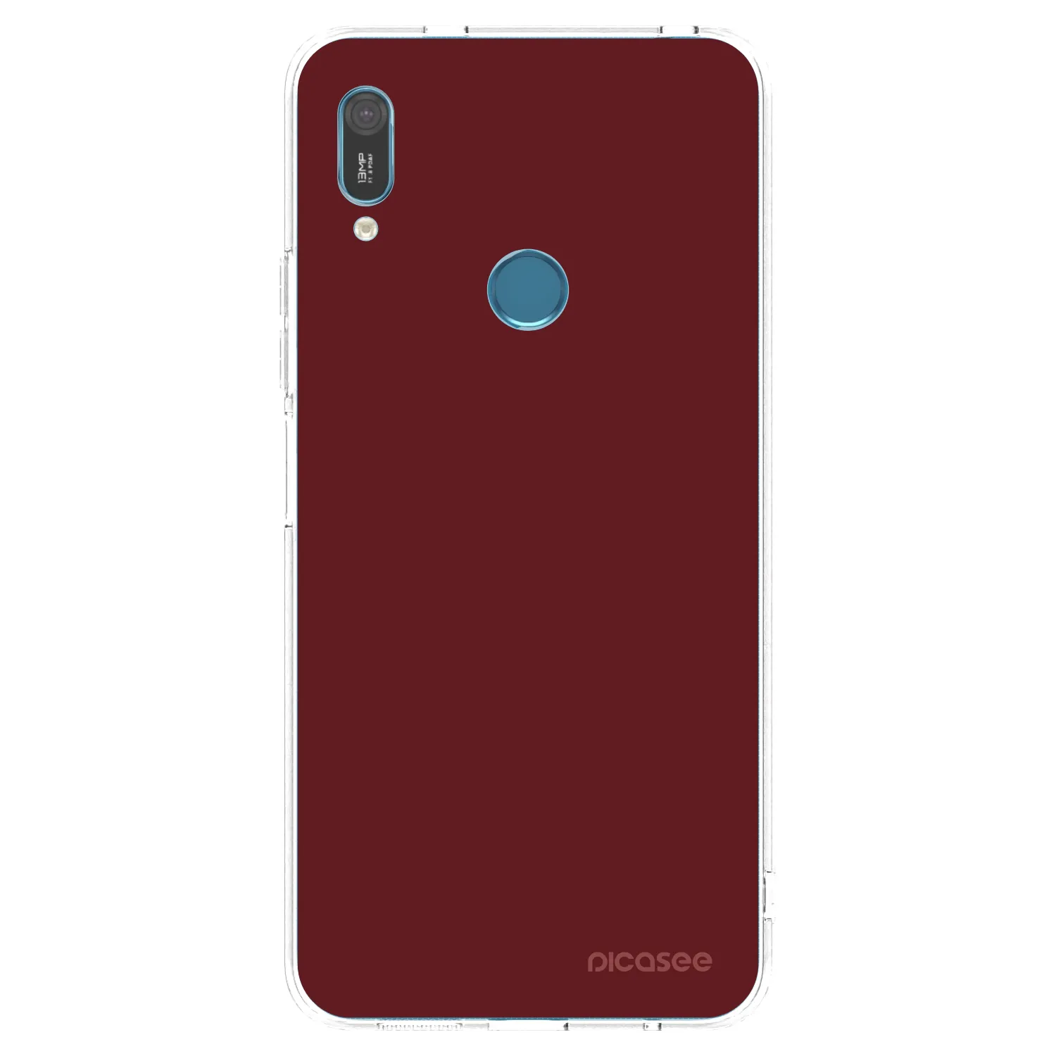 Picasee silikónový prehľadný obal pre Huawei Y6 2019 - Red Bliss
