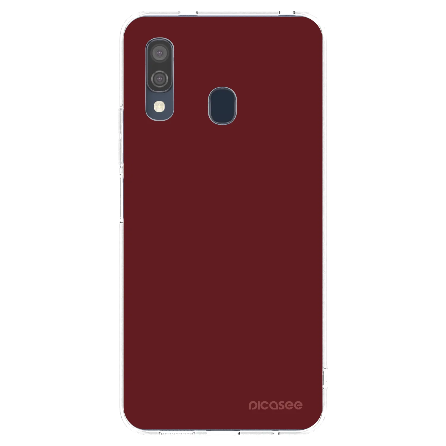 Picasee silikónový prehľadný obal pre Samsung Galaxy A40 A405F - Red Bliss