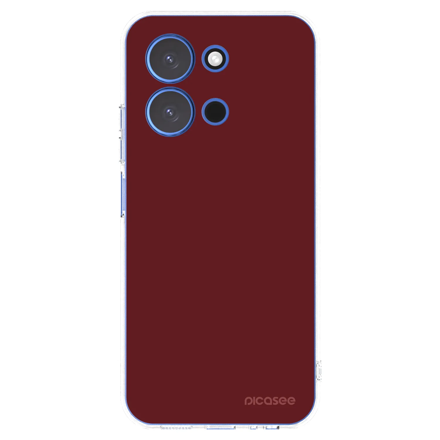 Picasee silikónový prehľadný obal pre Xiaomi Redmi 15C 4G - Red Bliss