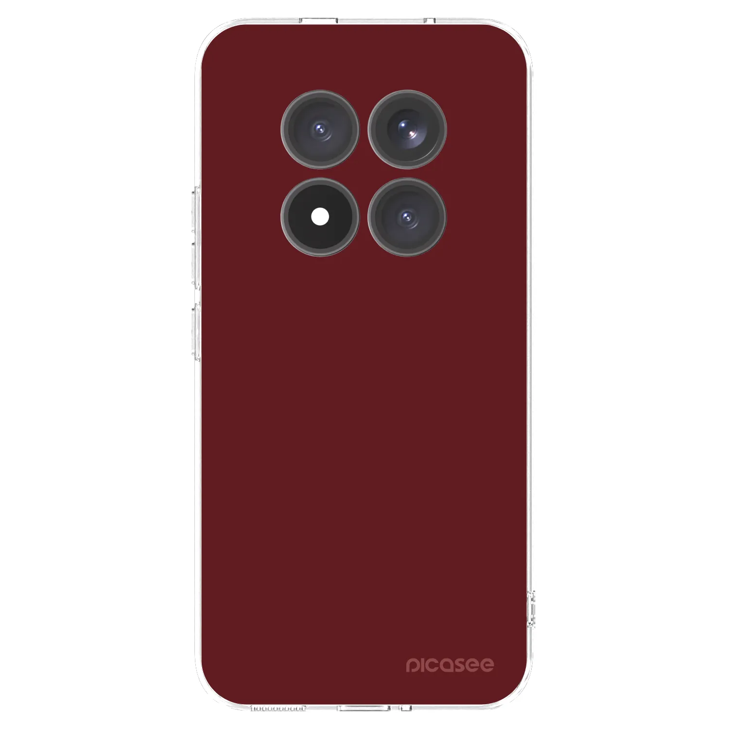Silikónový prehľadný obal pre Xiaomi Redmi Note 15 Pro+ - Red Bliss