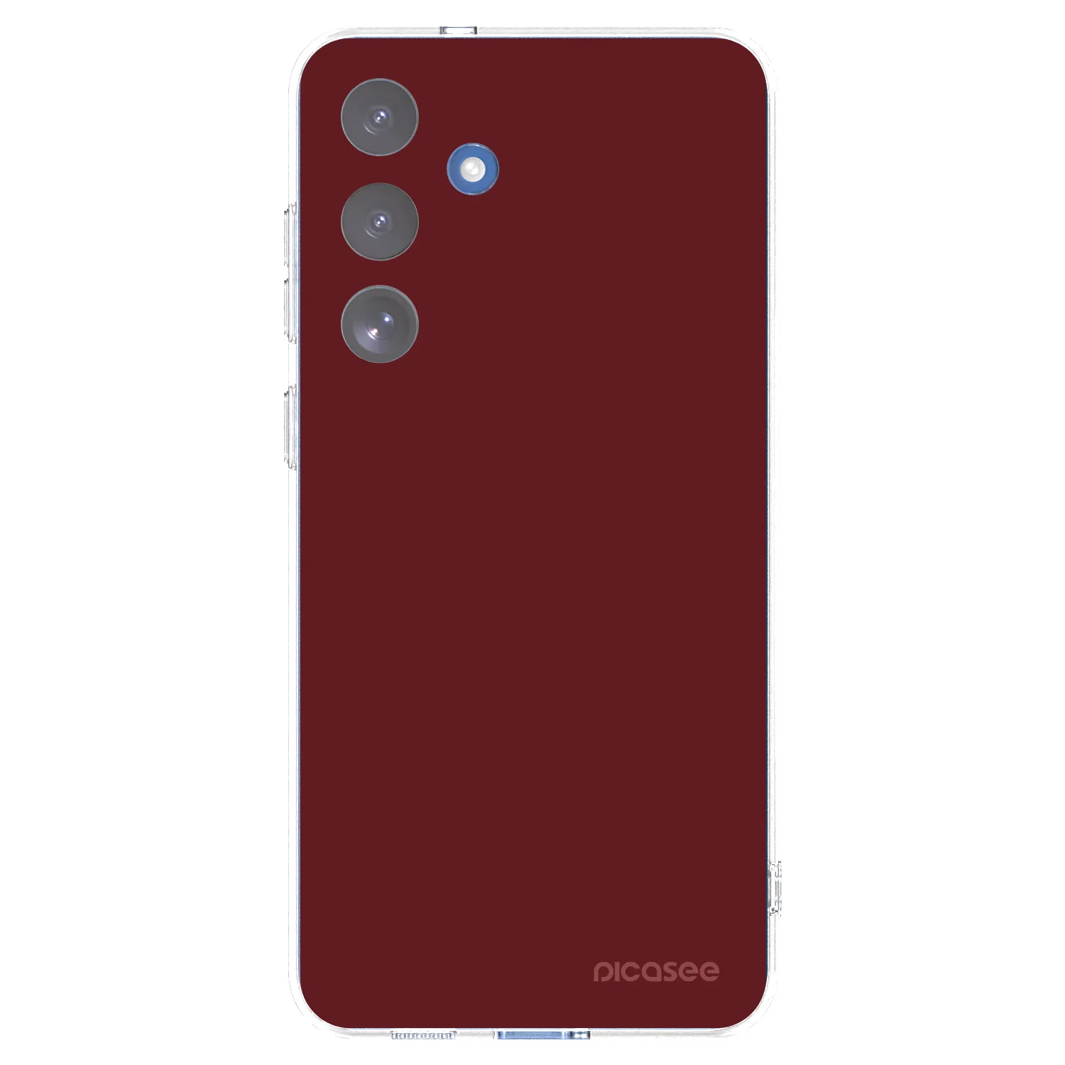 Picasee silikónový prehľadný obal pre Samsung Galaxy S25 FE 5G - Red Bliss