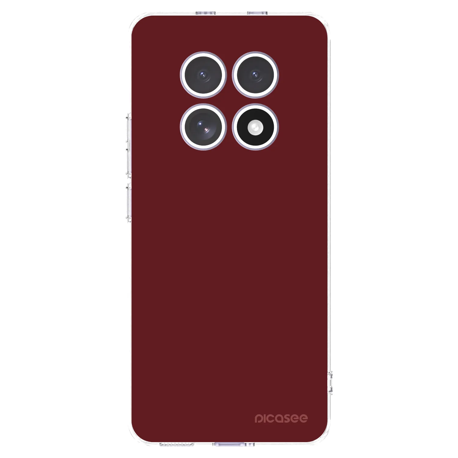 Picasee silikónový prehľadný obal pre Xiaomi Redmi Note 15 - Red Bliss