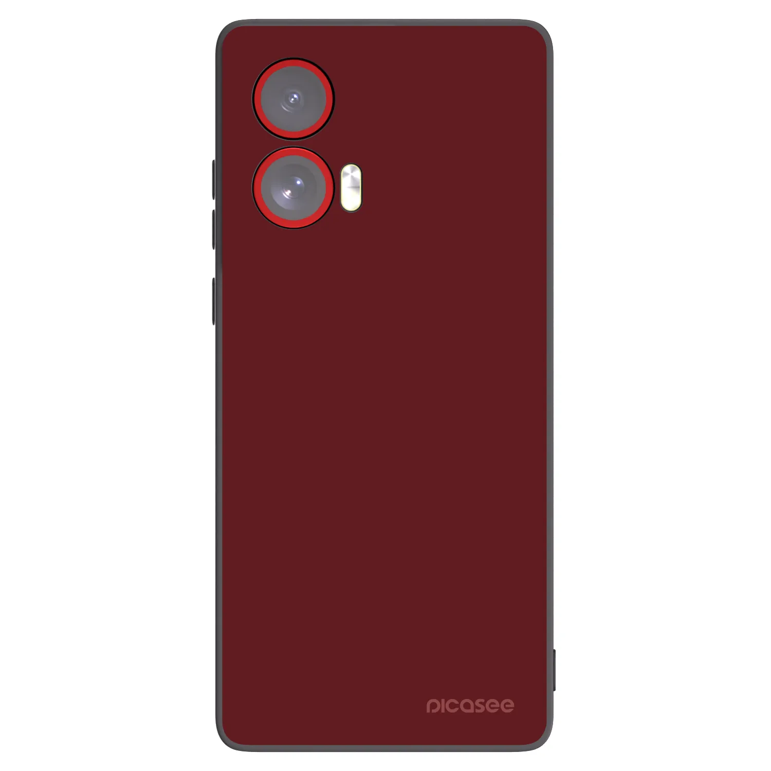 Silikónový čierny obal pre Motorola Edge 50 Fusion - Red Bliss