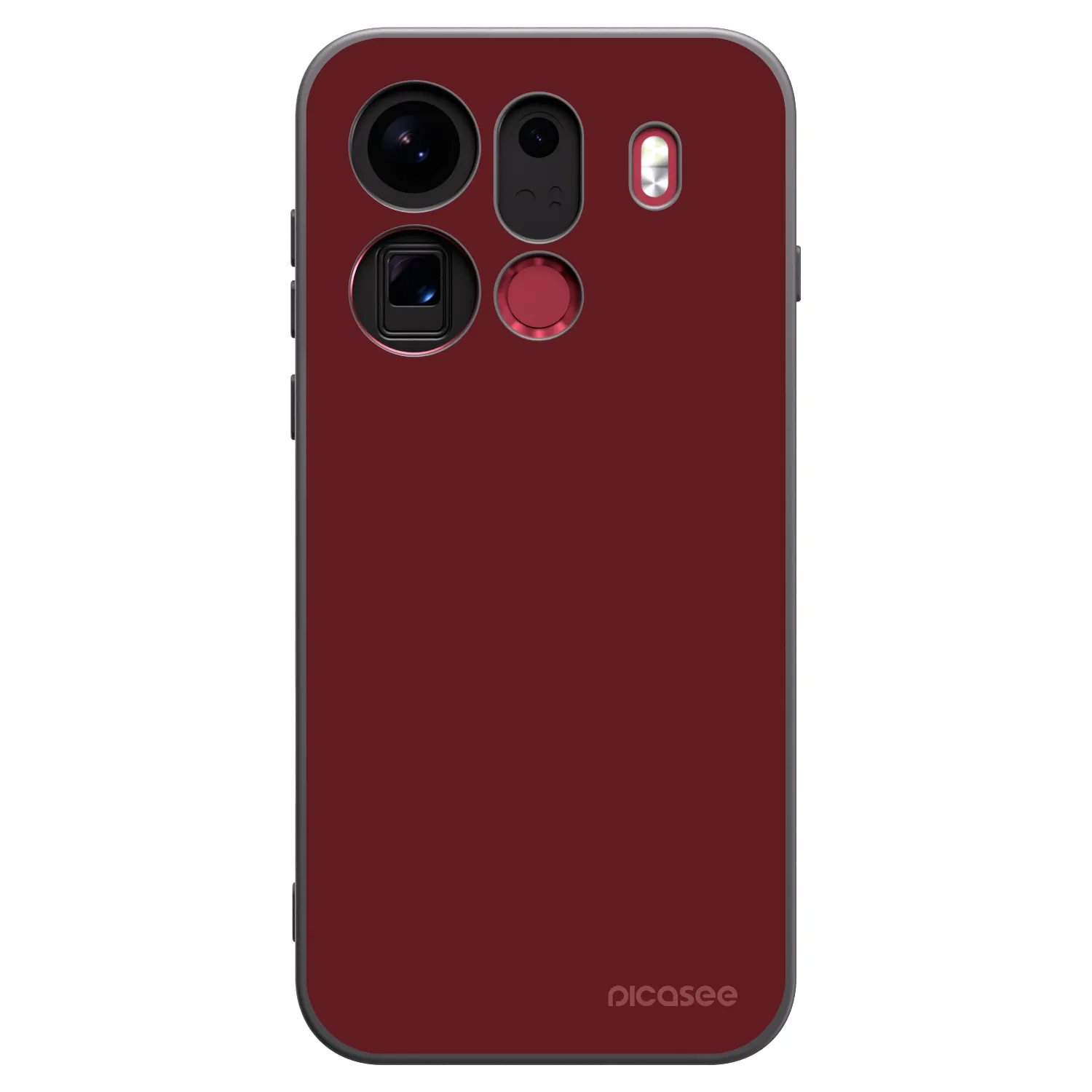 Picasee silikónový čierny obal pre OPPO Find X9 Pro - Red Bliss
